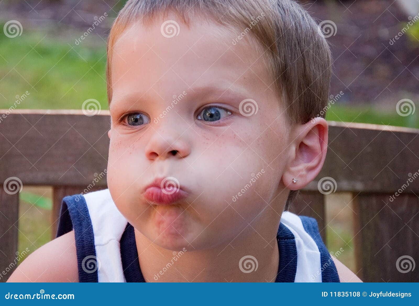 Little Boy Angry Holding Breath Royalty Free Stock Photos Image 11835108