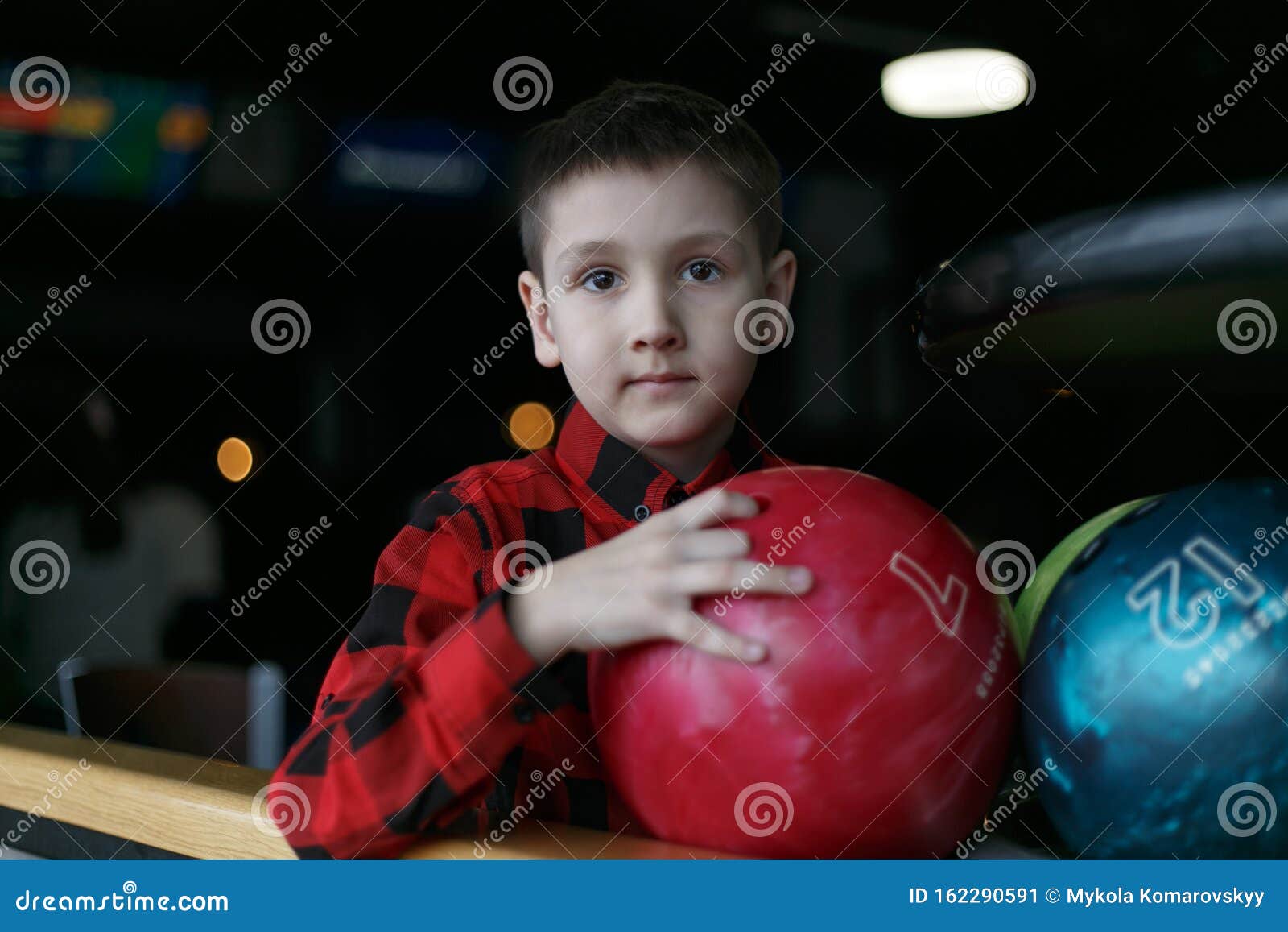 Little boy with ball stock image. Image of hand, alley 162290591