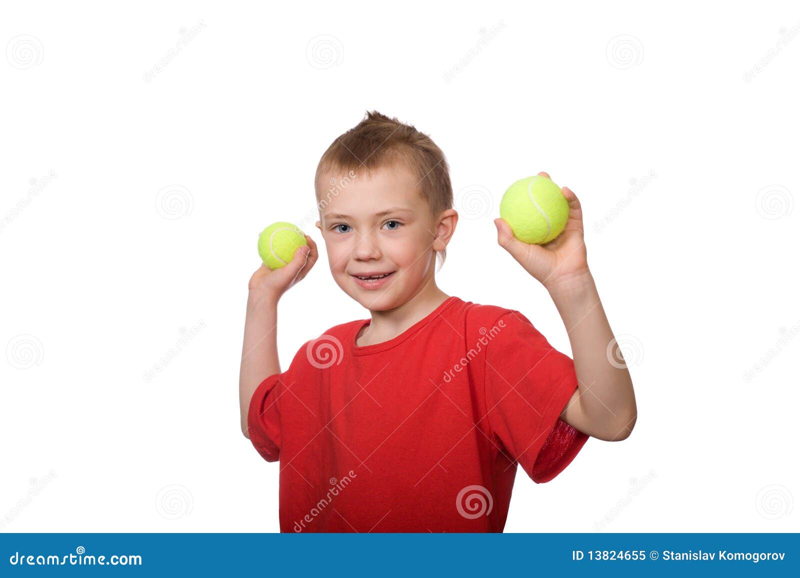 Little Boy with Balls for Tennis Stock Image Image of joyful, ball