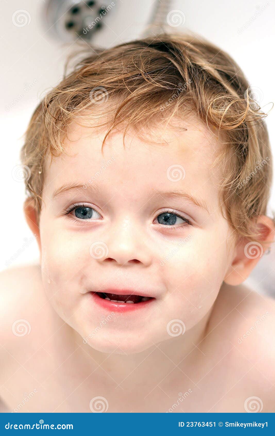 Little Boy in bath stock image. Image of caucasian, blue 23763451