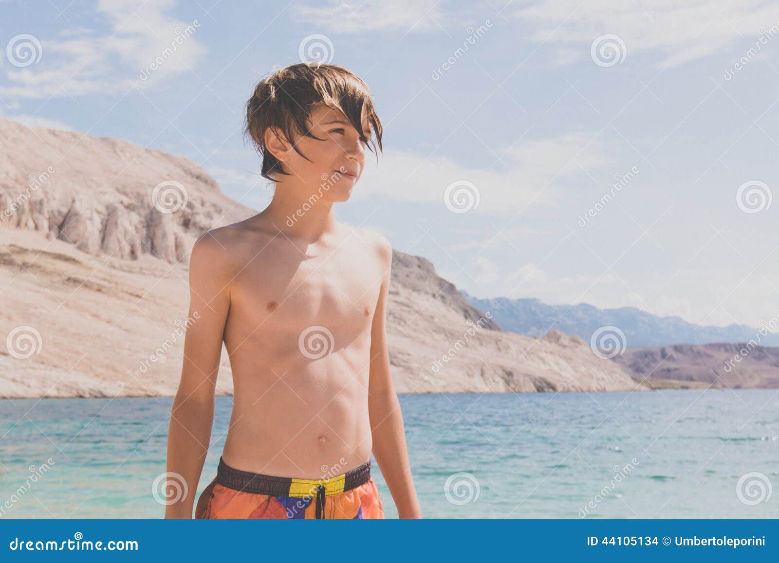 Boy Kid Beach