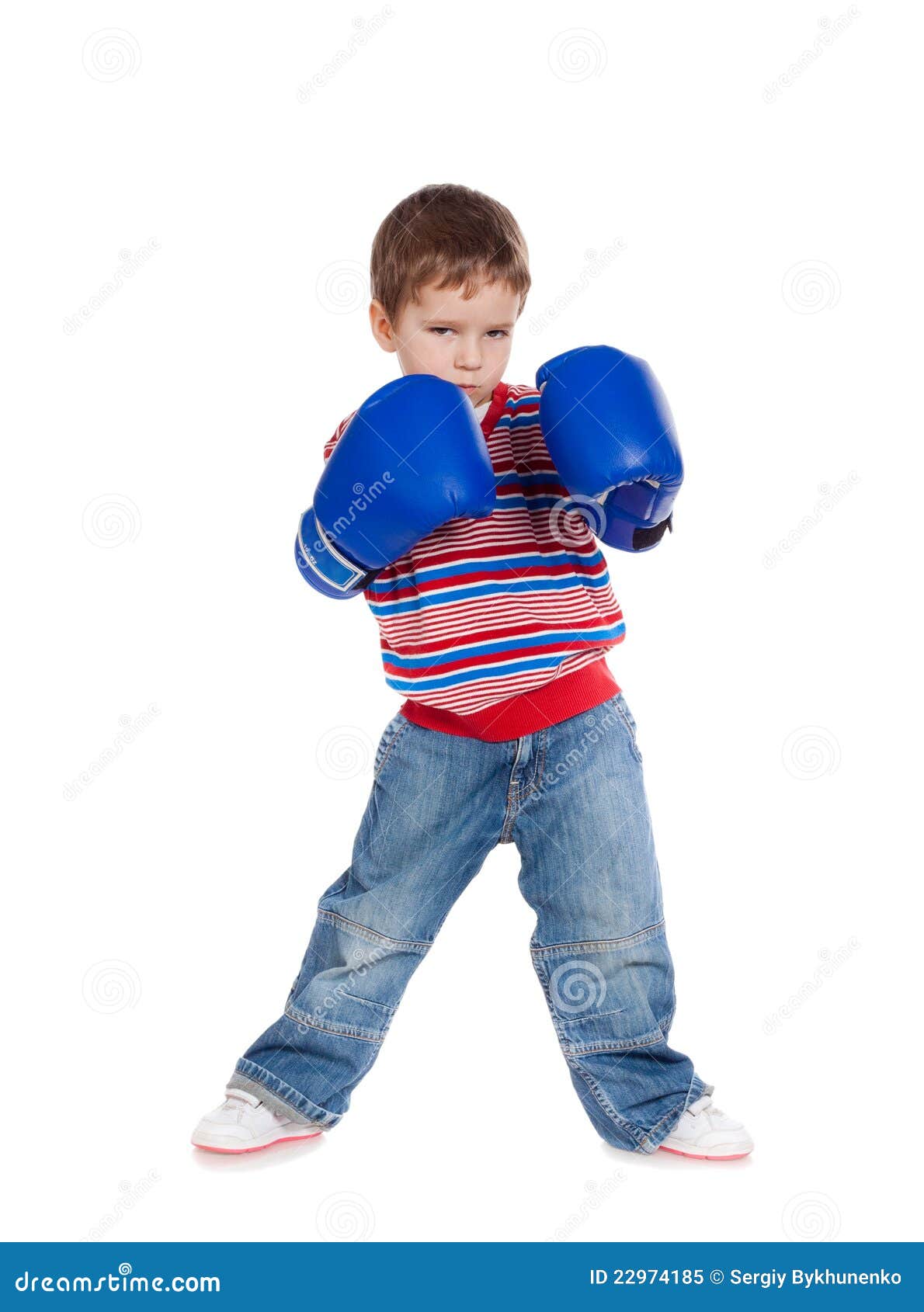 Little Boy with Boxing Gloves Stock Image Image of glove, expression