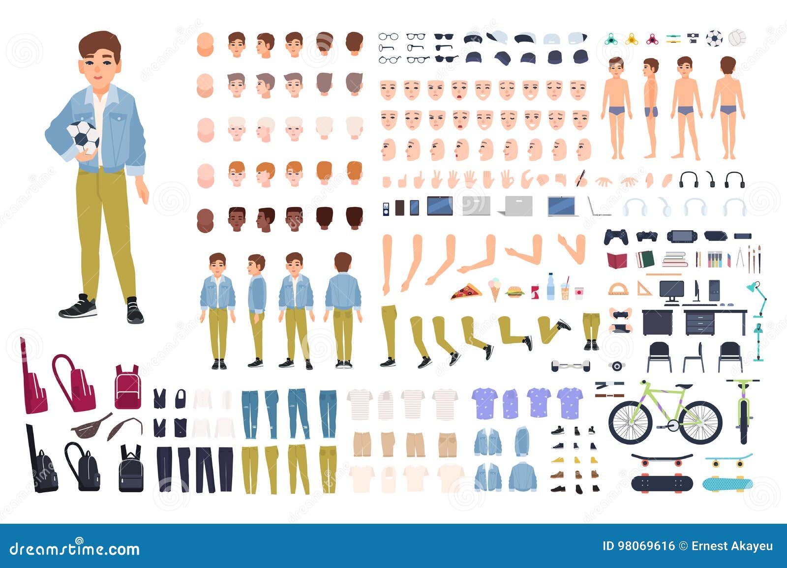 Male Avatar Maker Vector Download