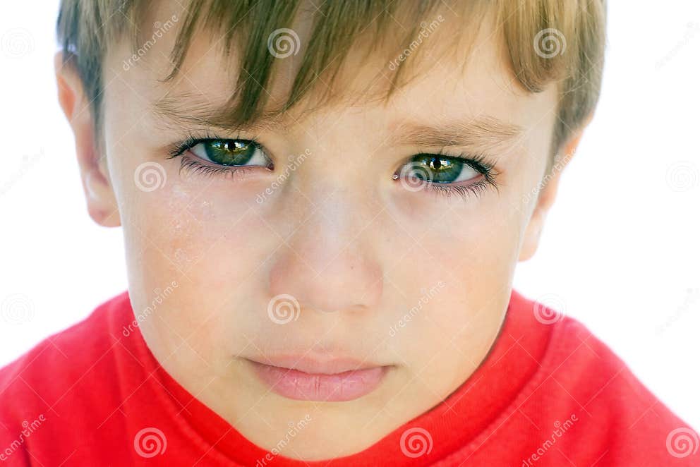 Little Boy Crying stock image. Image of emotion, little 16511813