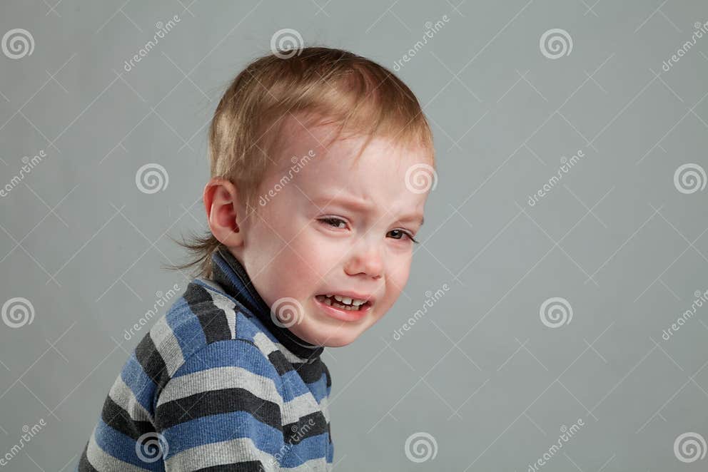 Little boy crying stock photo. Image of scream, child 22964800