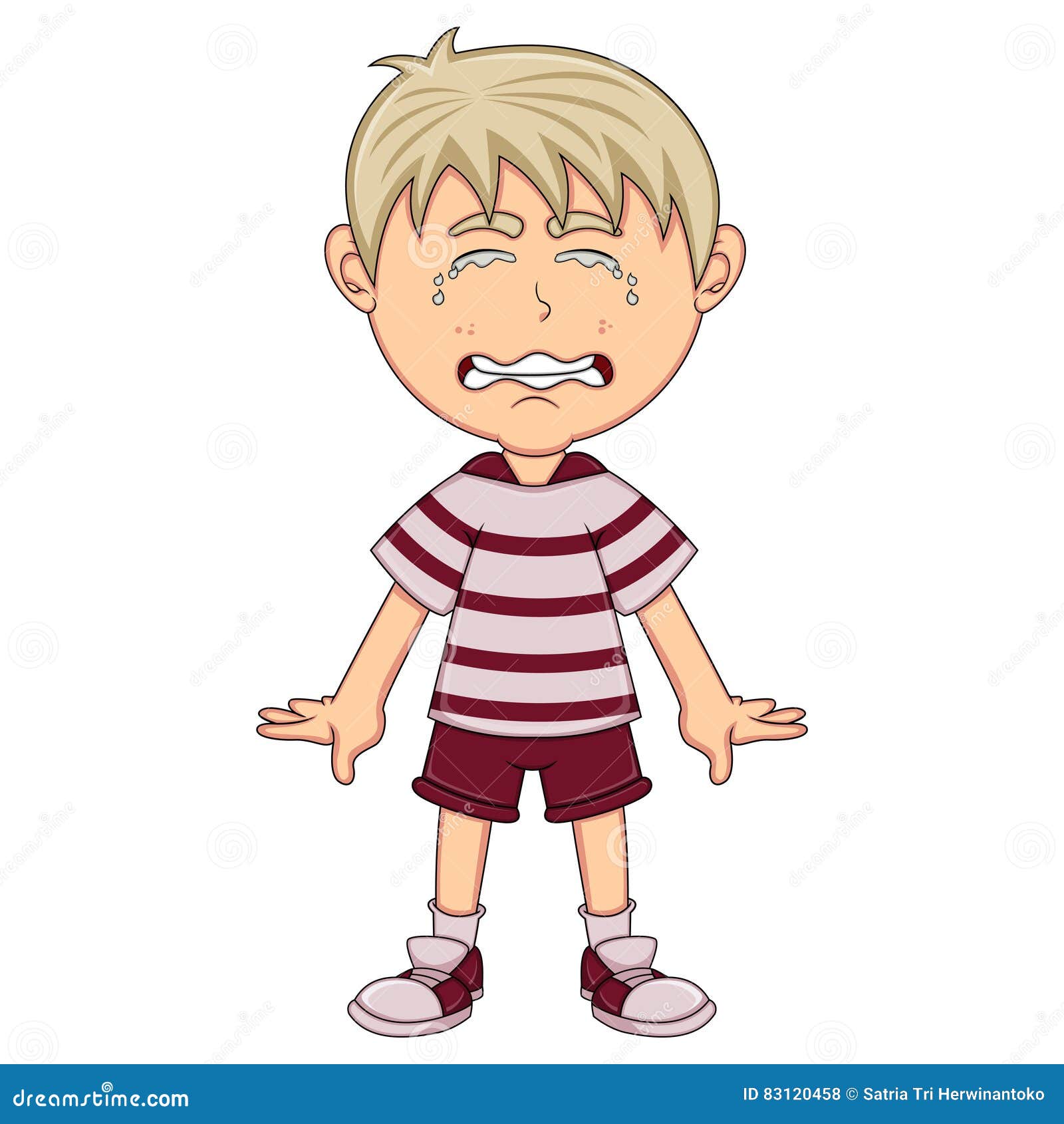Little boy crying cartoon stock vector. Illustration of sadness - 83120458 Little boy crying cartoon stock vector. Illustration of sadness - 83120458