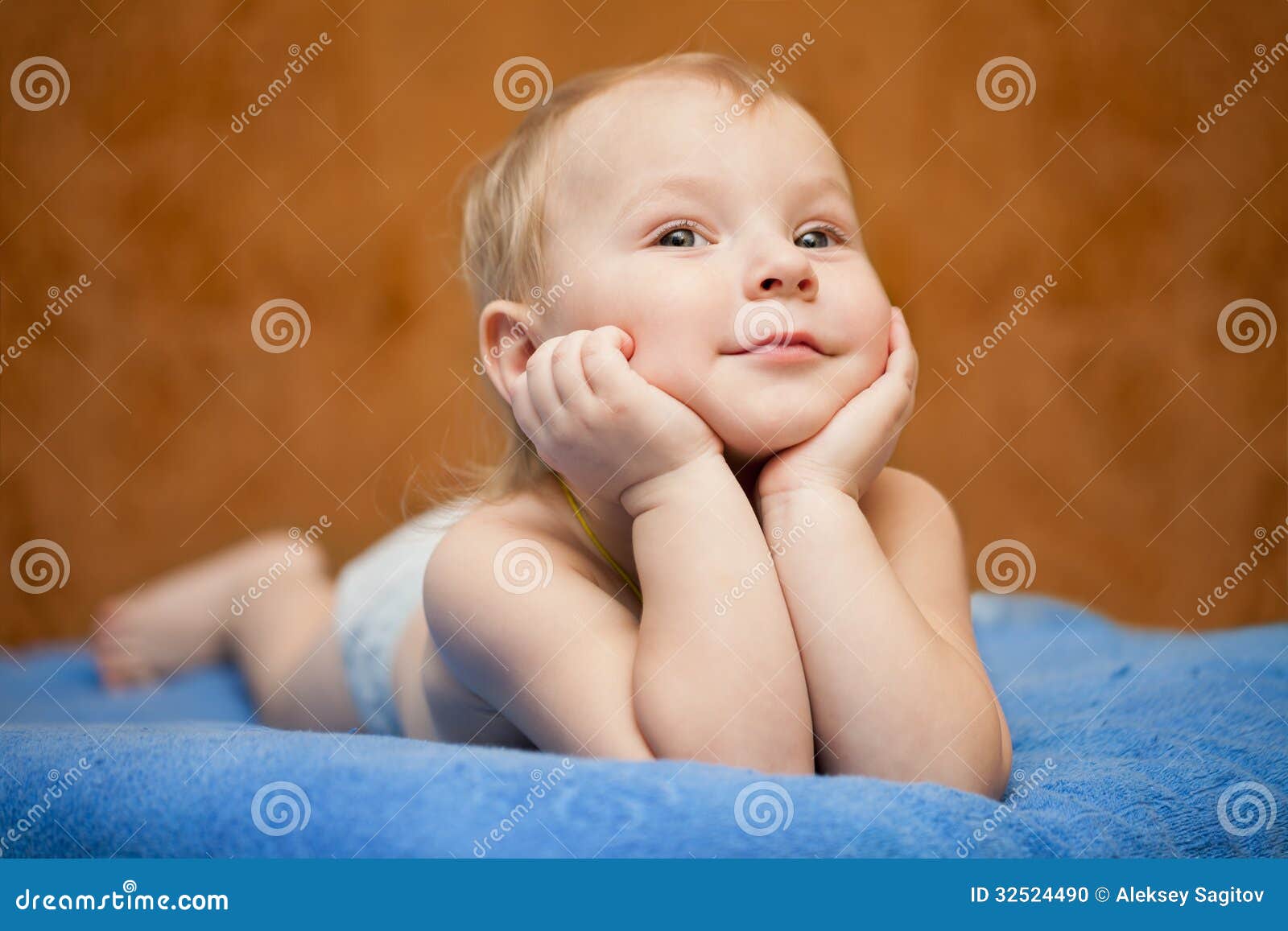 Little boy dreams stock photo. Image of cute, child, play 32524490