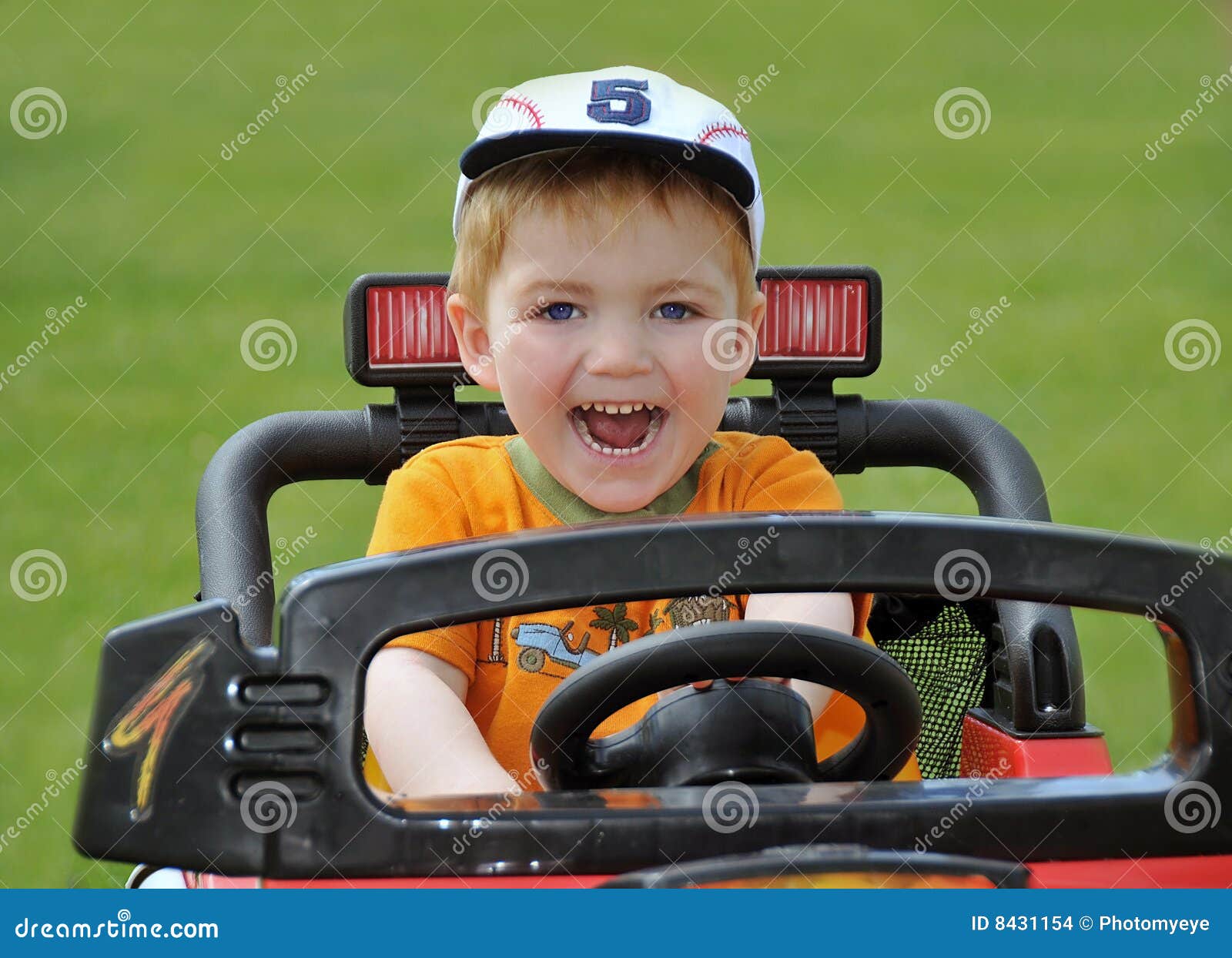 Little Boy Driving Toy Car Stock Images - Image: 8431154