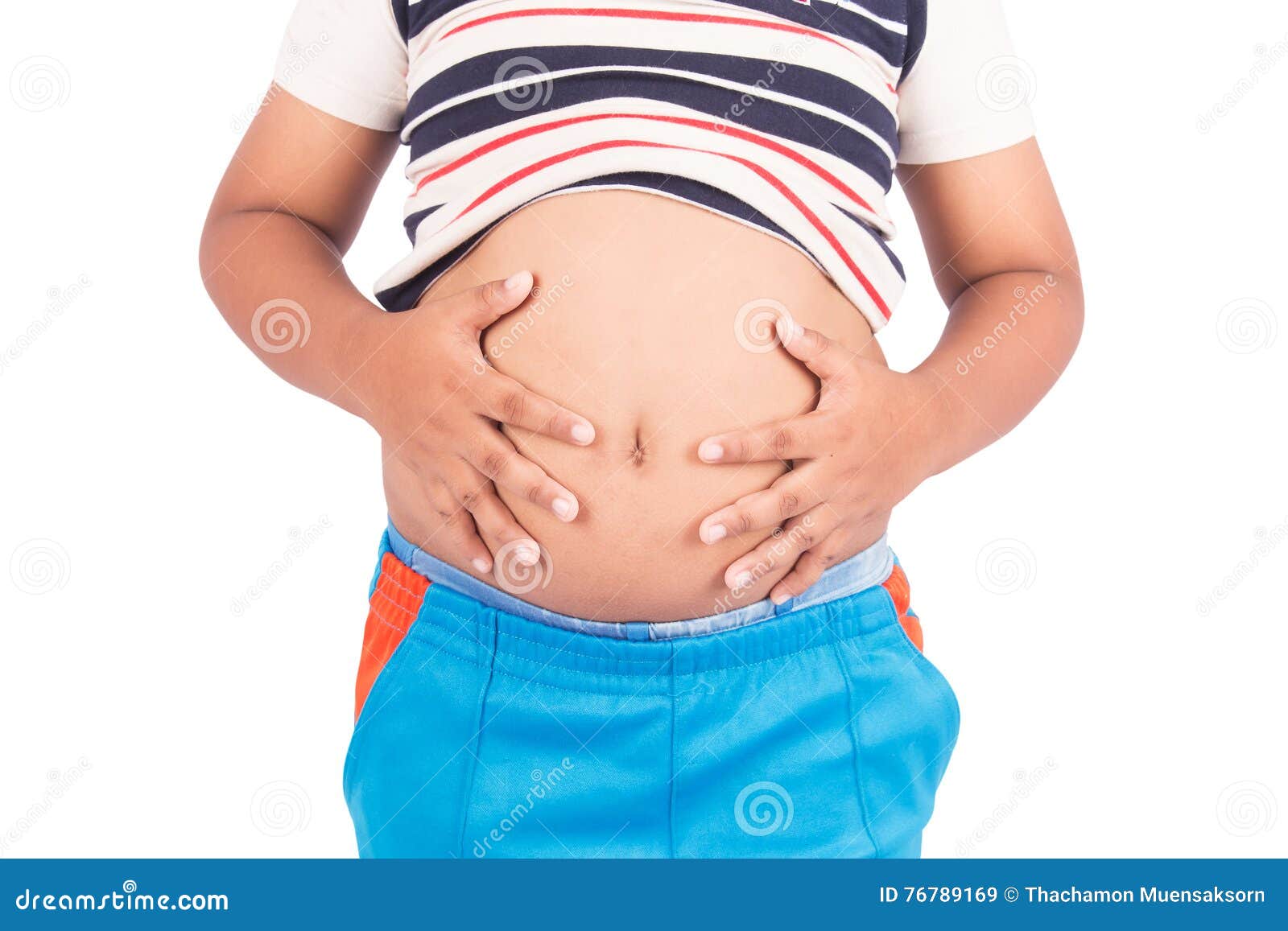 Little boy fat show belly stock image. Image of child 76789169