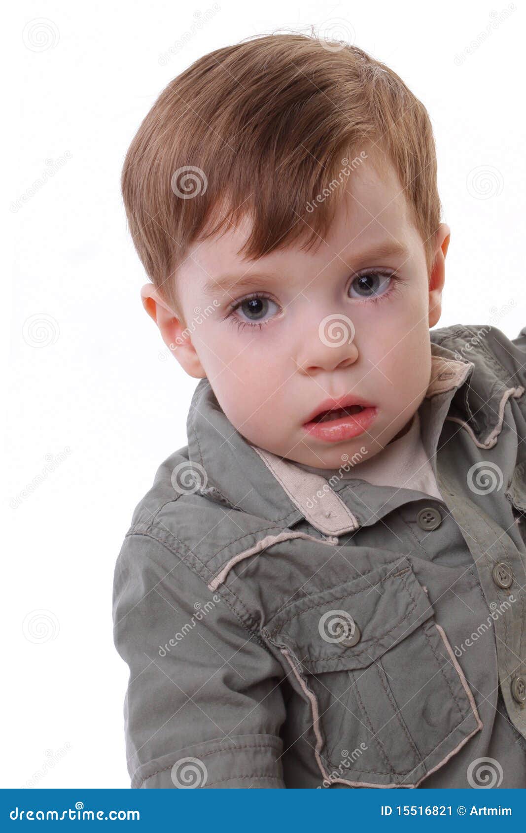 Little Boy Isolated on White Stock Image Image of human, nice 15516821