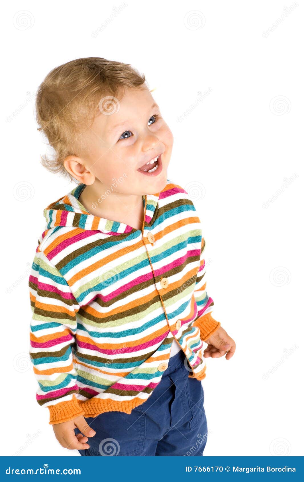 Little Boy, Isolated White Background Stock Photo Image of people, happiness 7666170