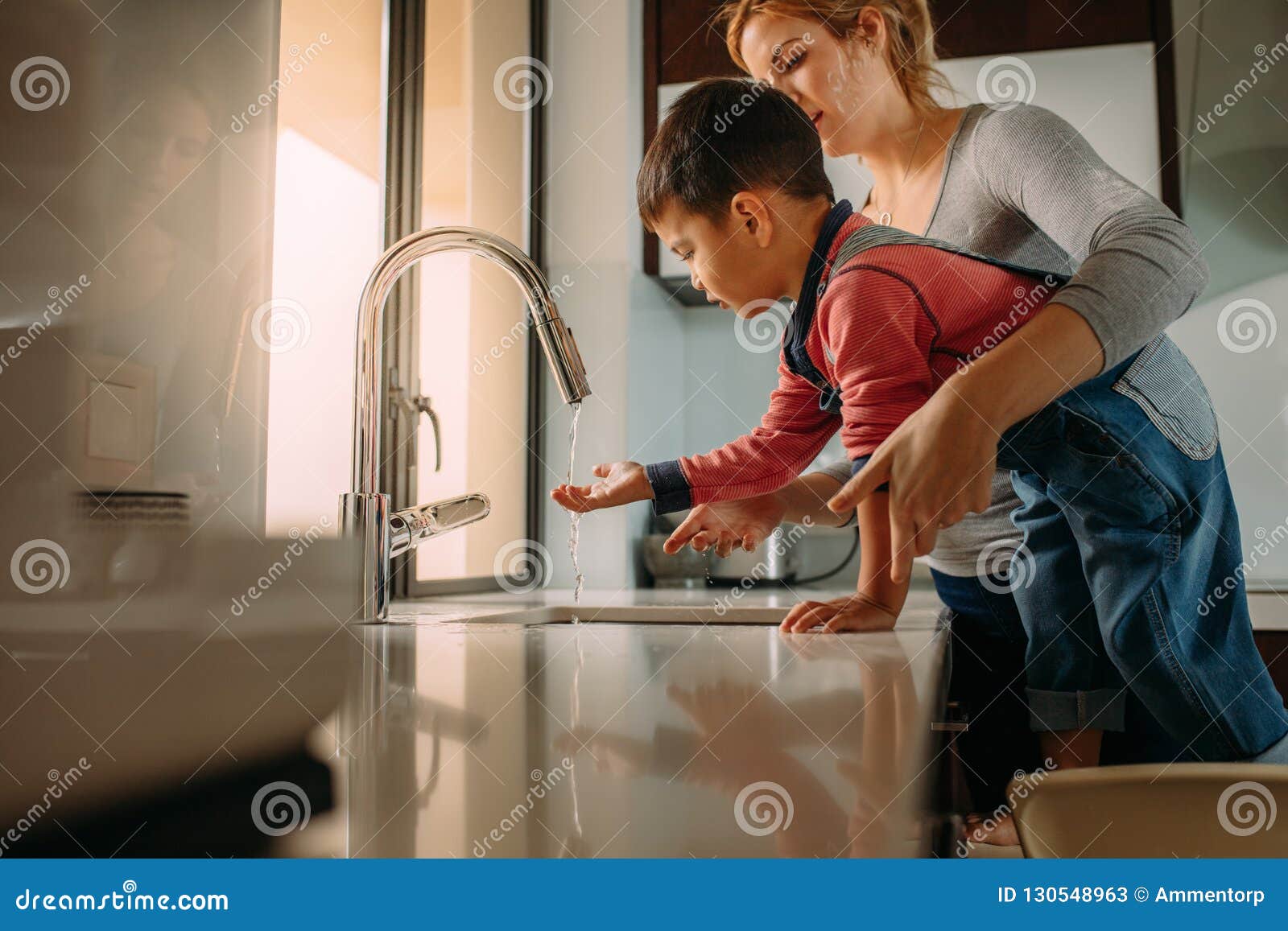 Mom Gets Her Hand Stuck In Sink