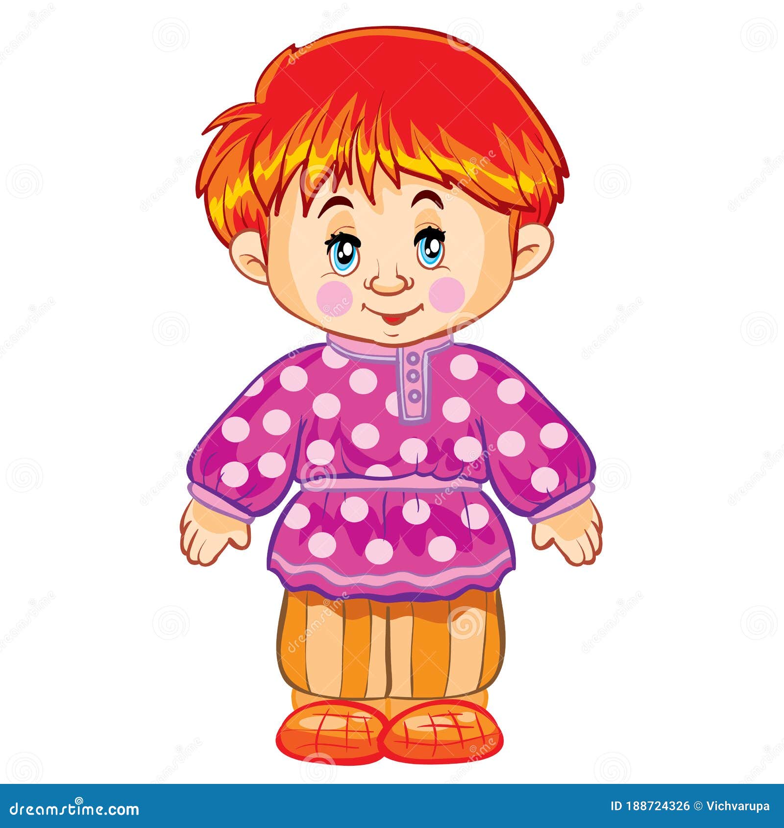 Little Boy in Old Clothes, Cartoon Illustration, Fairy Tale Character,  Isolated Object on a White Background, Vector Illustration Stock Vector -  Illustration of grandmother, active: 188724326