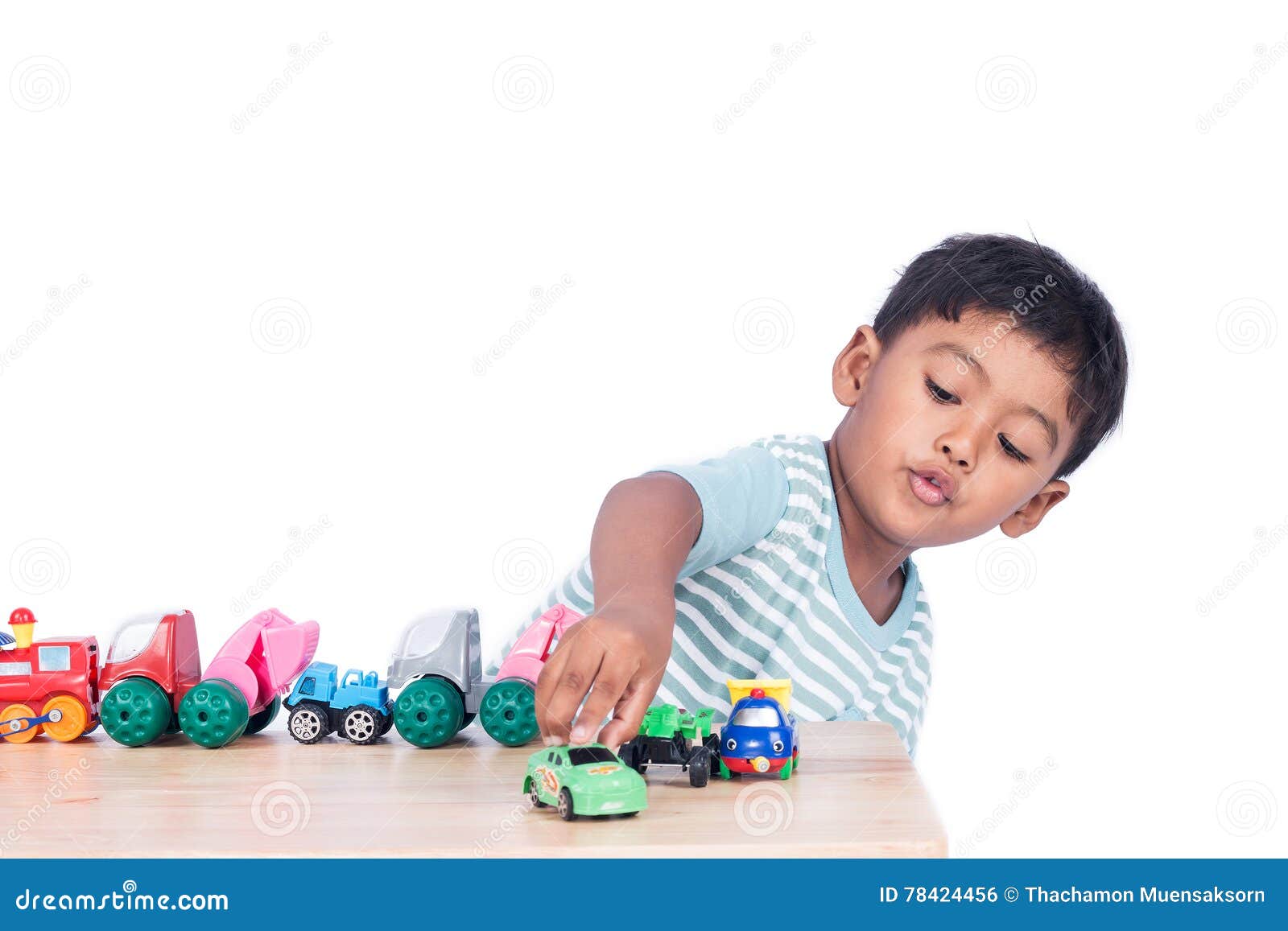 Little boy play toy car stock photo. Image of toddler 78424456