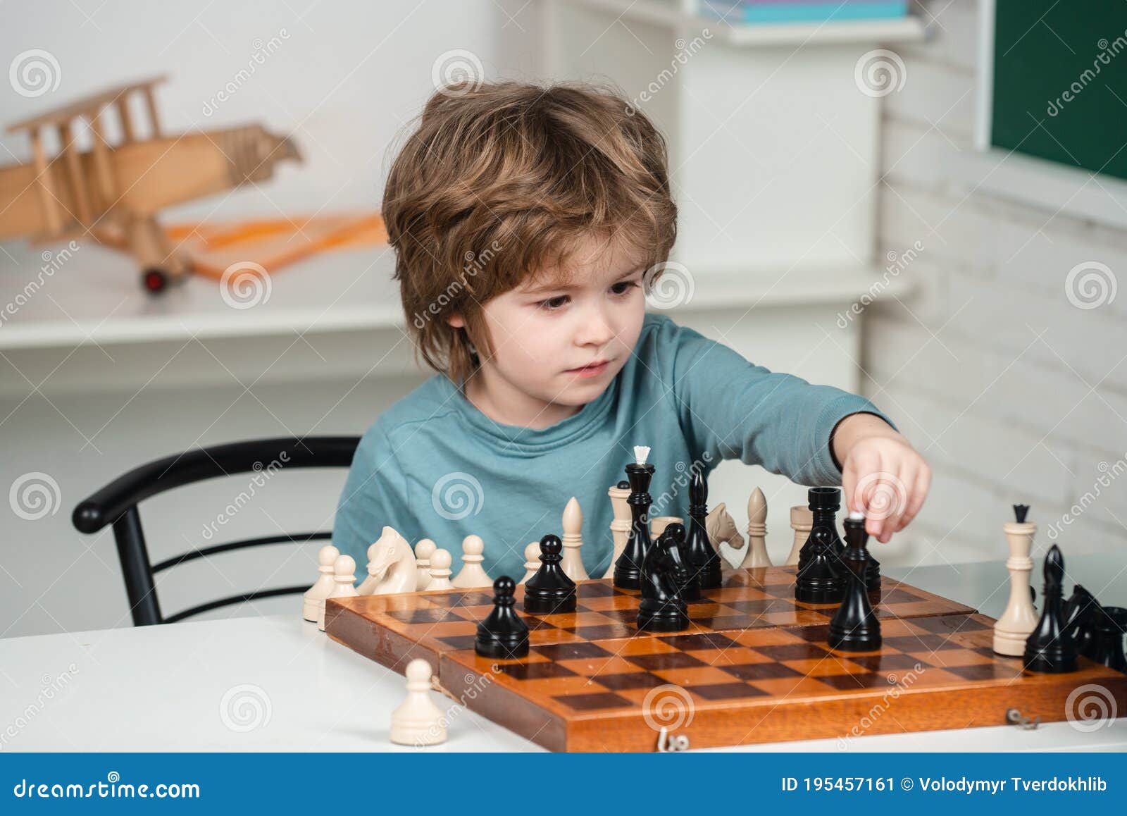 Thinking Next Chess Move Stock Photo - Download Image Now - 8-9 Years,  Achievement, Activity - iStock