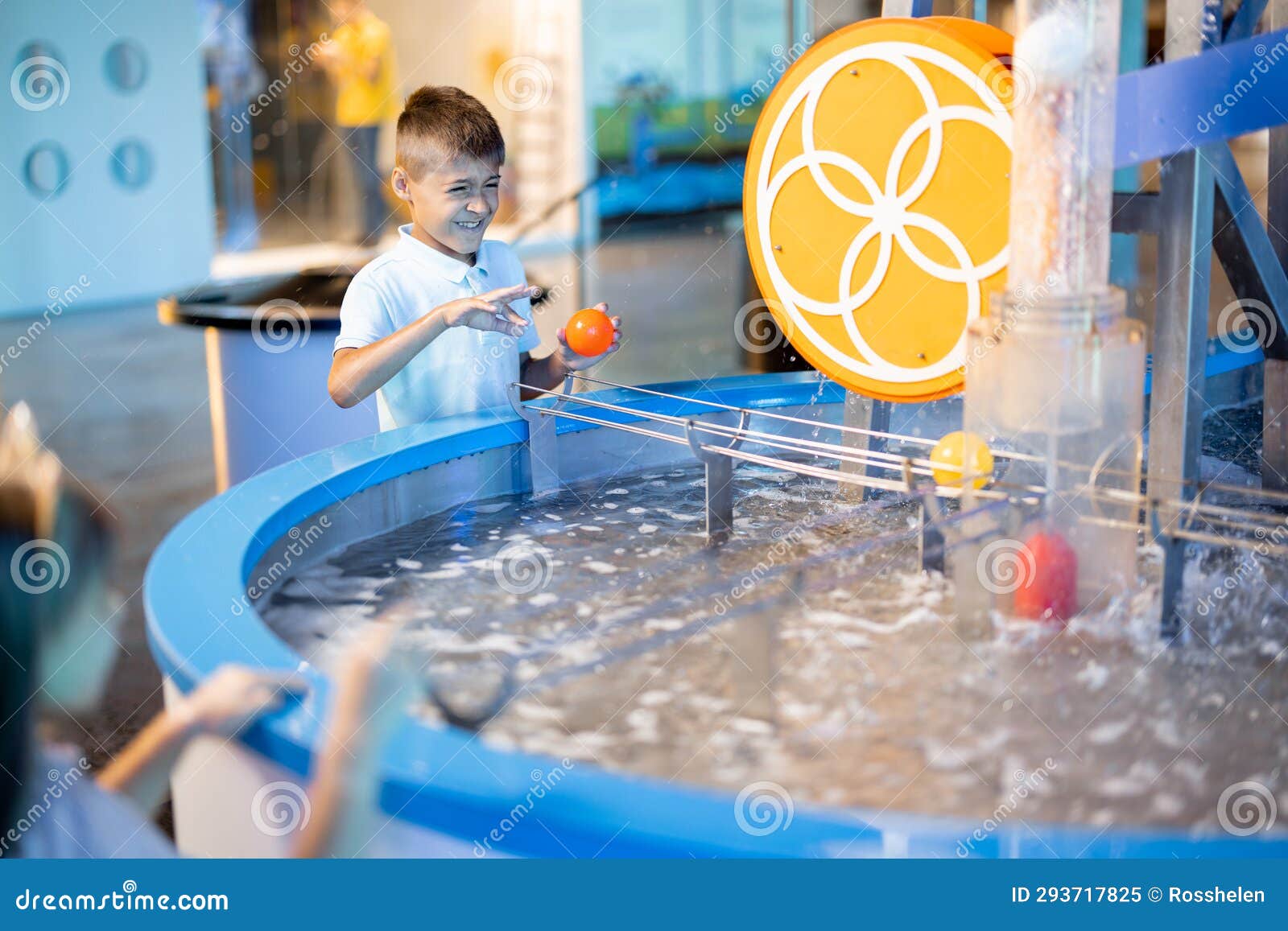 Little Boy Playing in a Science Museum Stock Image Image of indoors, experiment 293717825