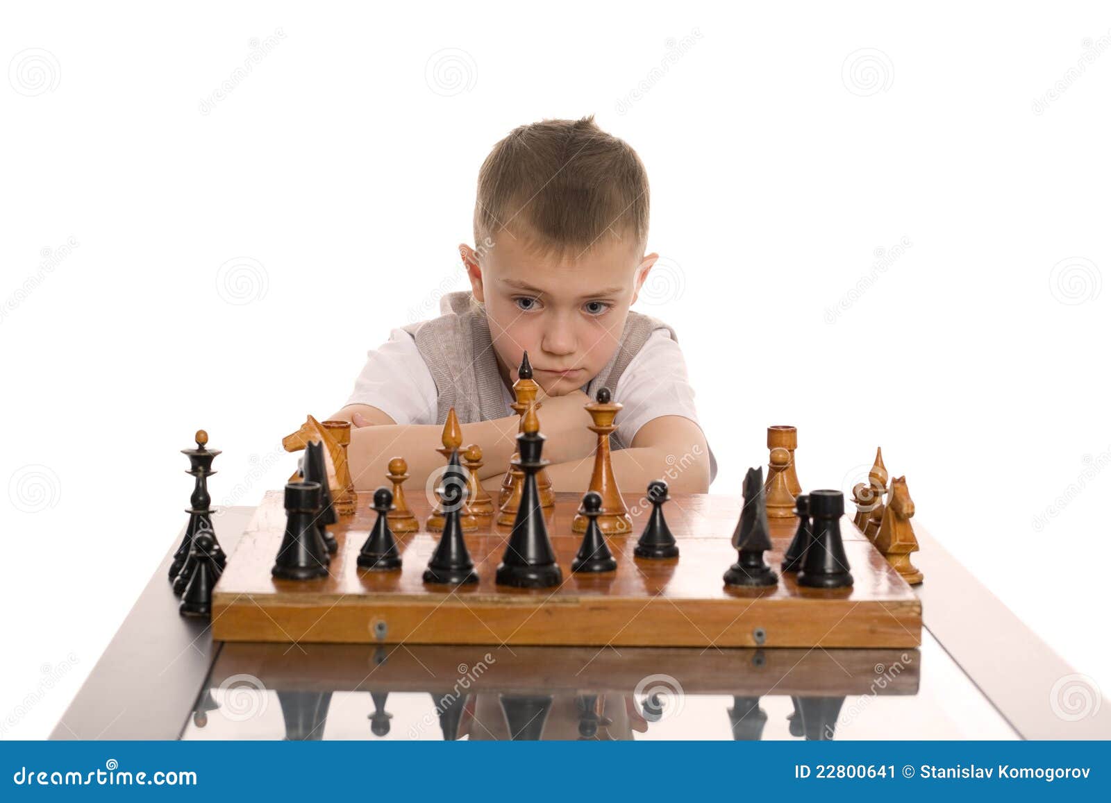 Analysis Chess Game Stock Photo 1129906568