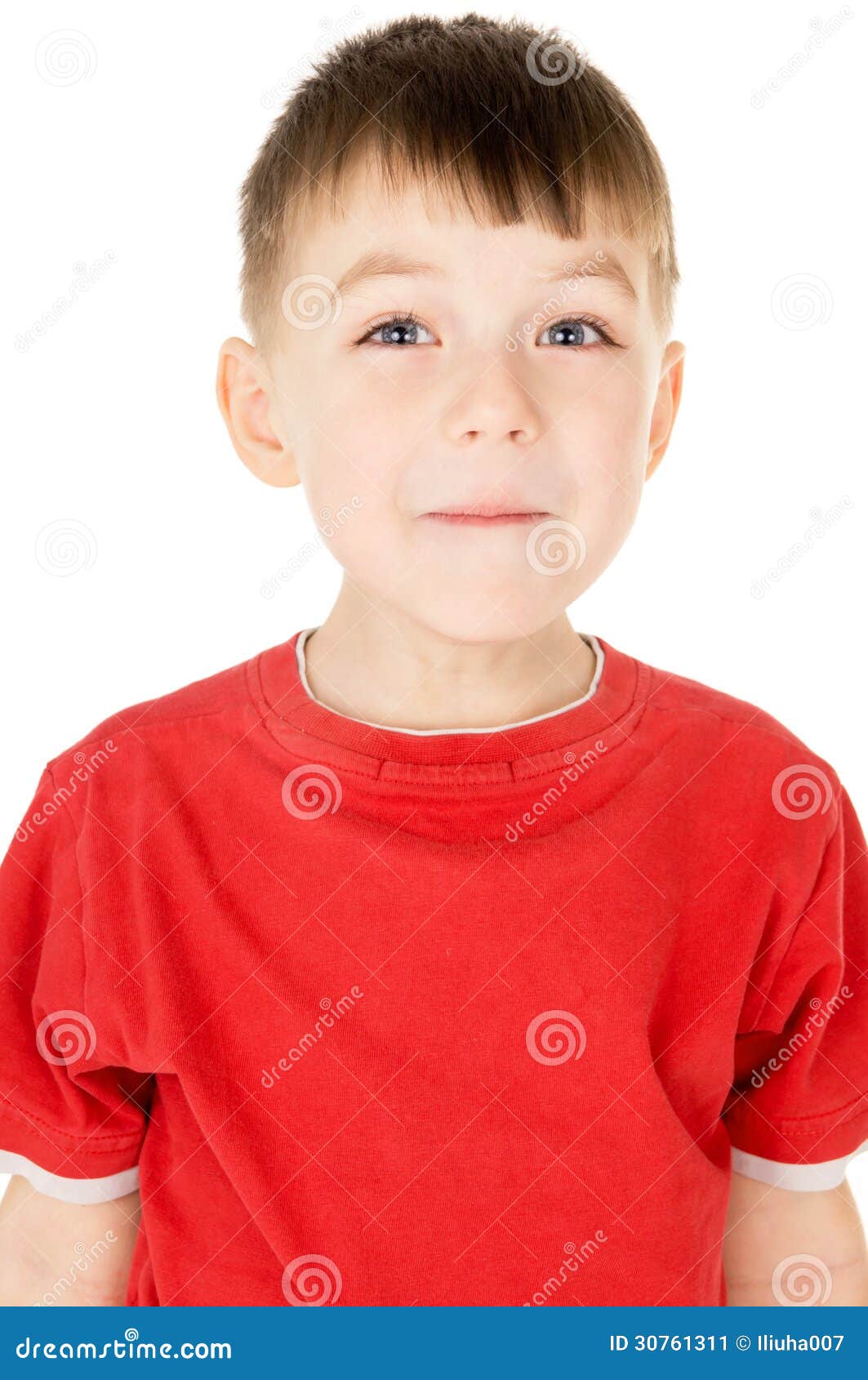 A Little Boy Poses for the Camera Stock Image Image of small, child