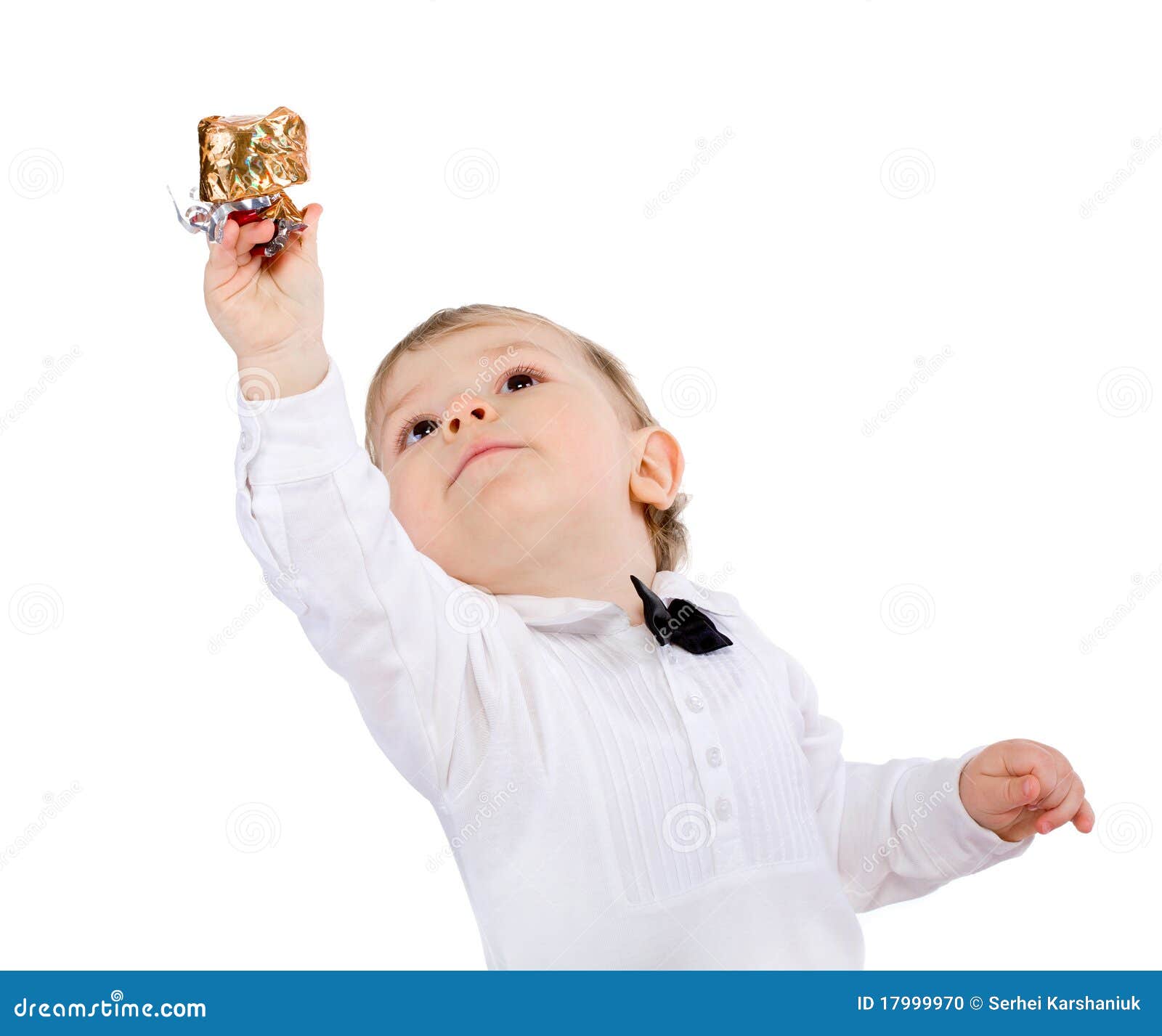 The Little Boy Pulls a Hand Upwards Stock Photo Image of baby