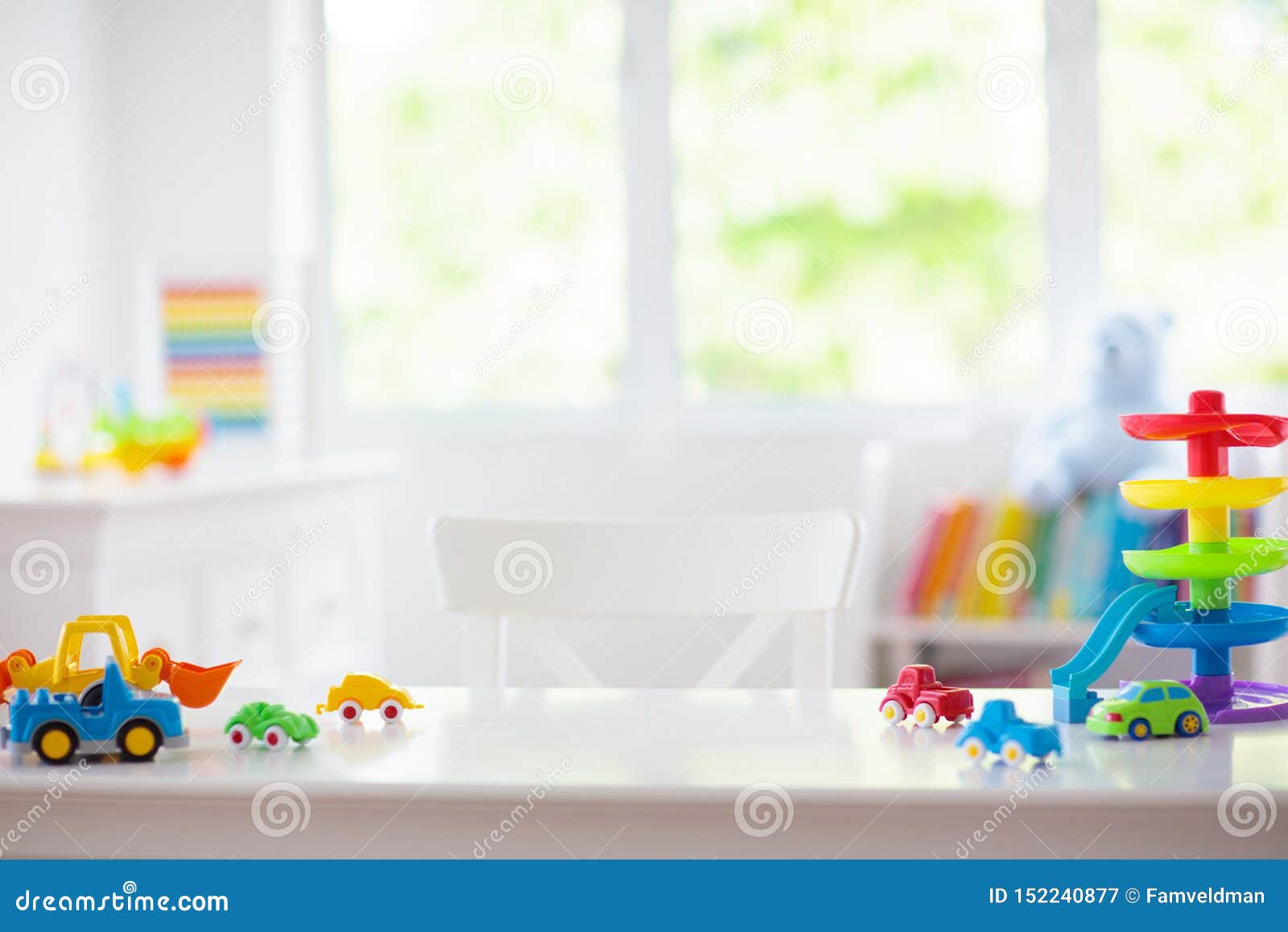 Little Boy Room Toy Cars At Desk Car Toys Stock Image Image Of