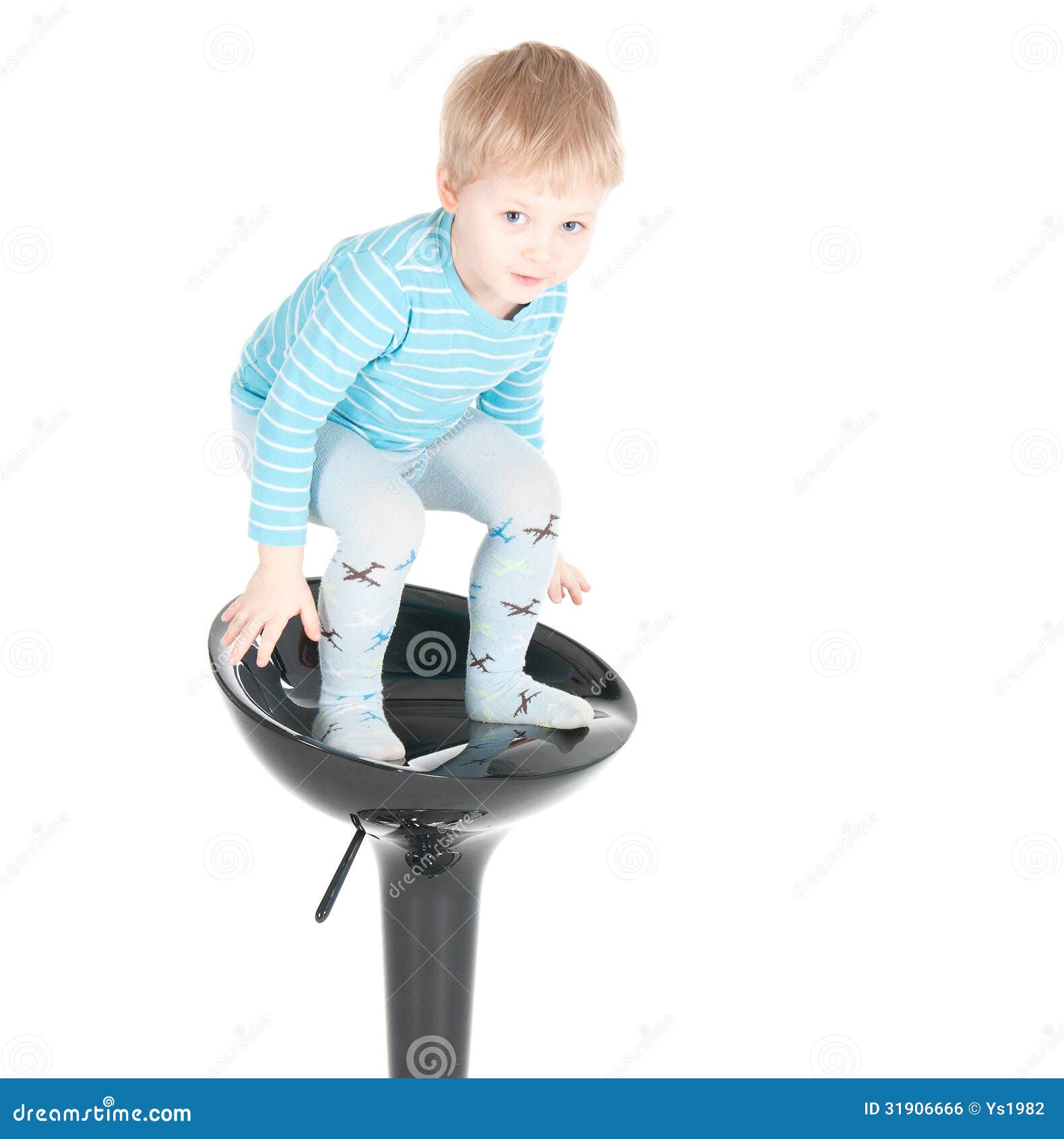 Little Boy Sitting in a Chair Stock Photo - Image of business