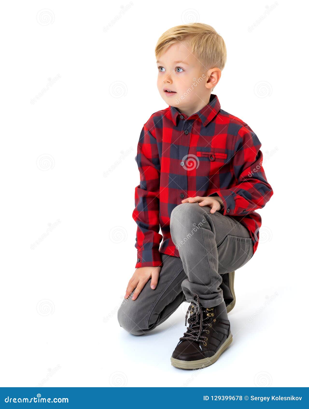 Little Boy is Sitting on the Floor Stock Photo - Image of cute, human ...