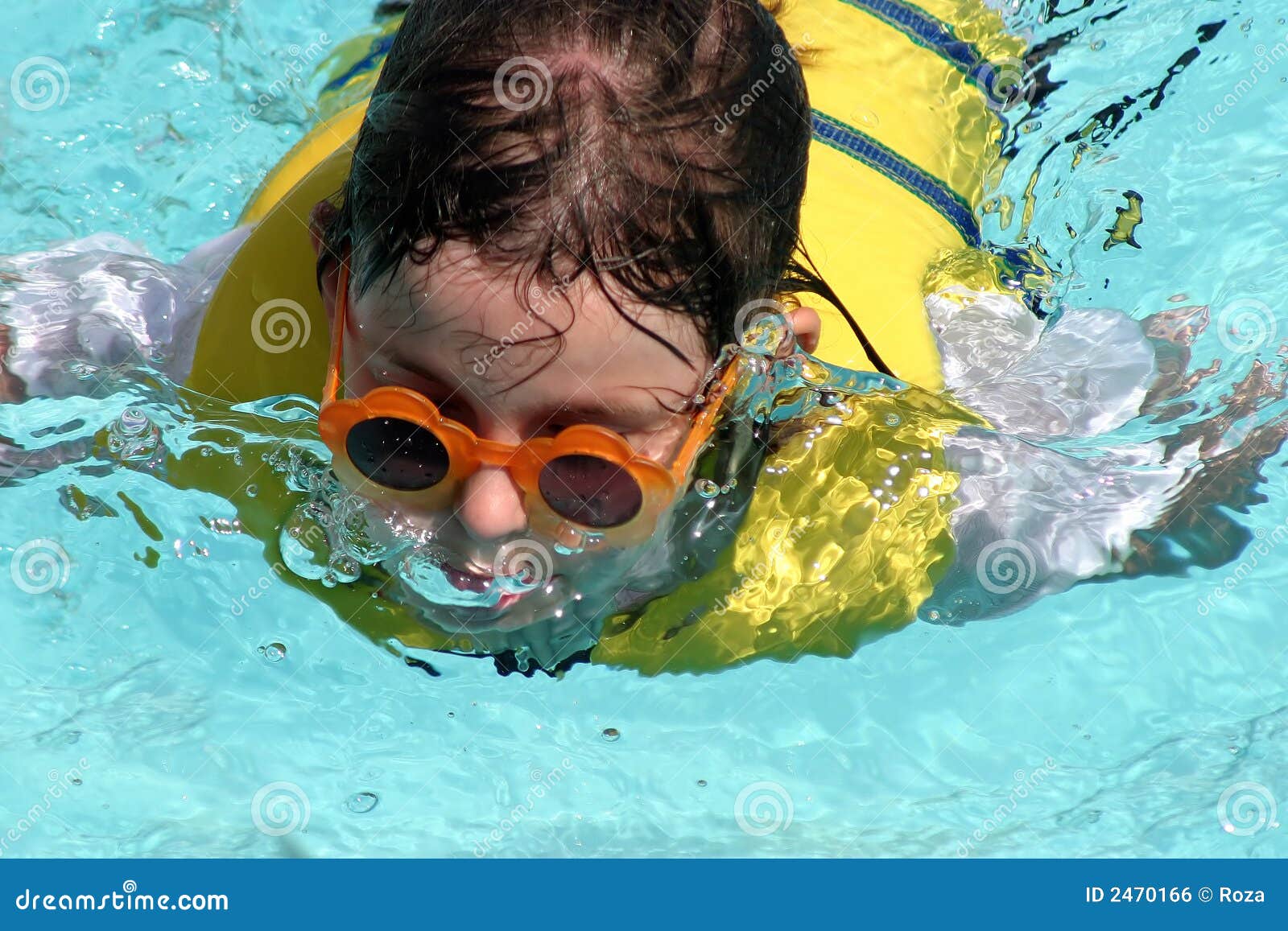 Little boy swimming stock photo. Image of glasses, pool 2470166