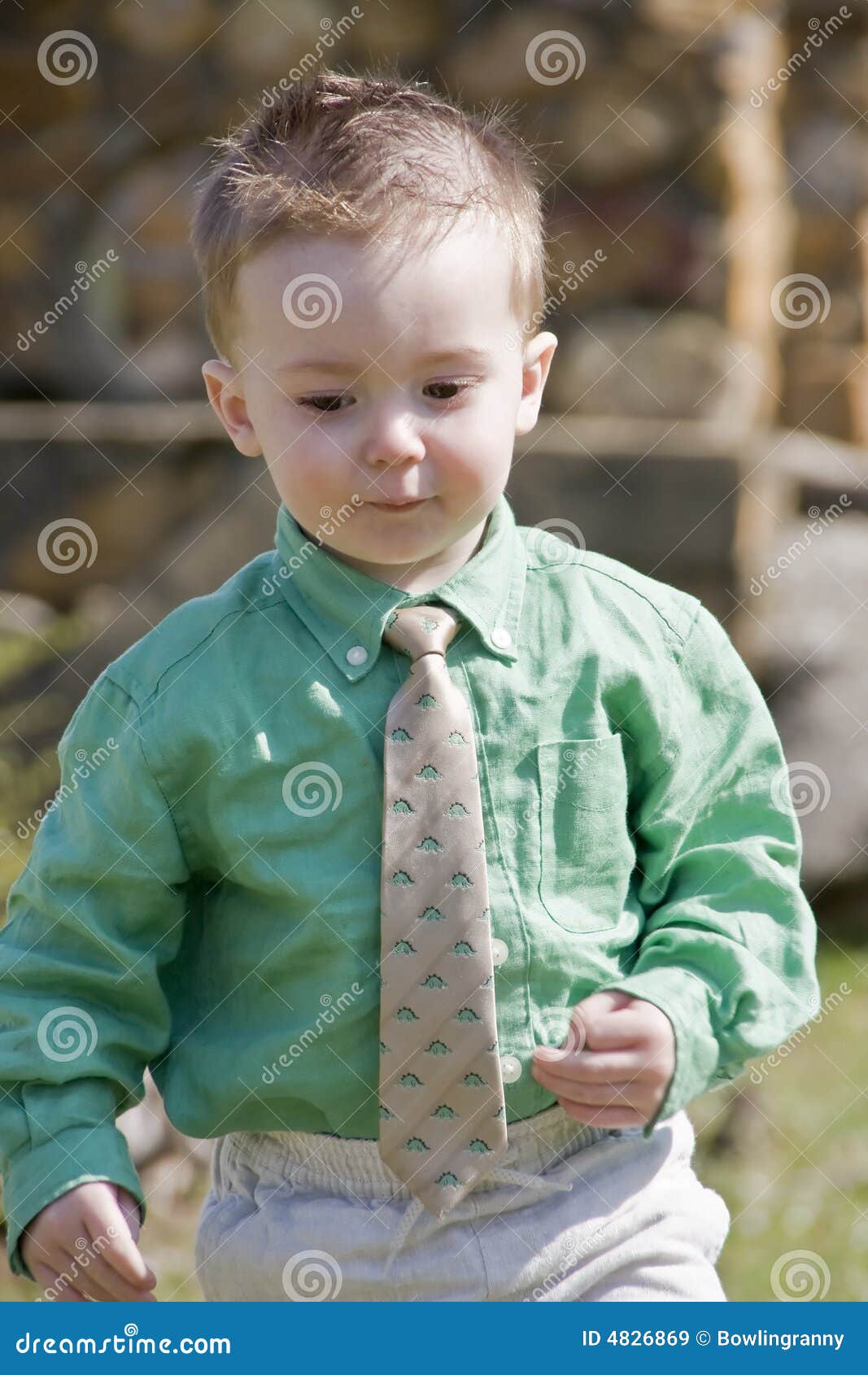 Little Boy with tie stock image. Image of spring, child 4826869