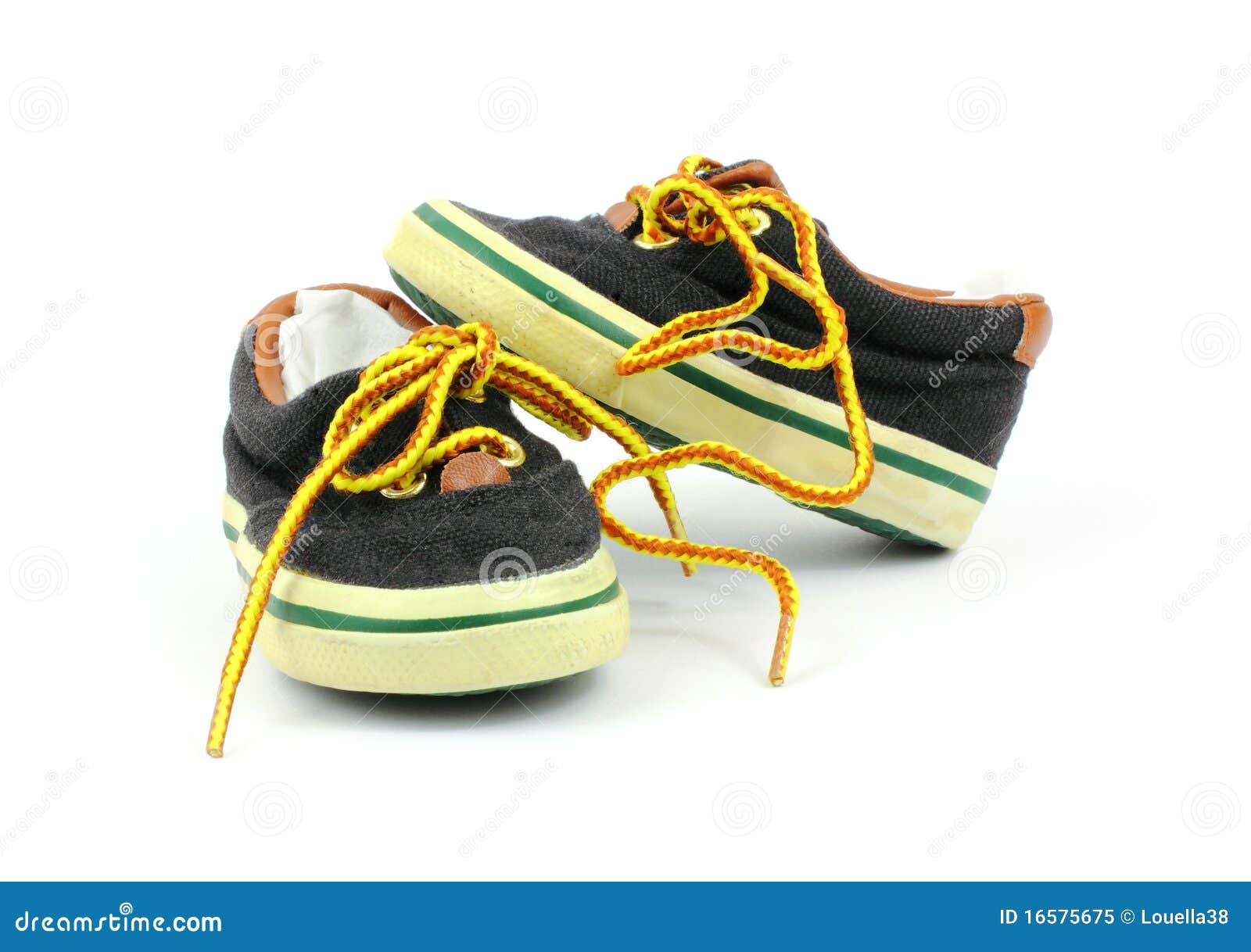 Little Boys Sneakers stock image. Image of leather, sneakers 16575675
