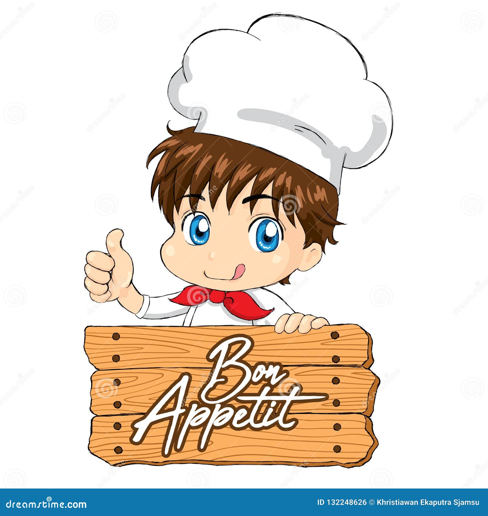 little chef - bon appetit for mascot packaging menu web