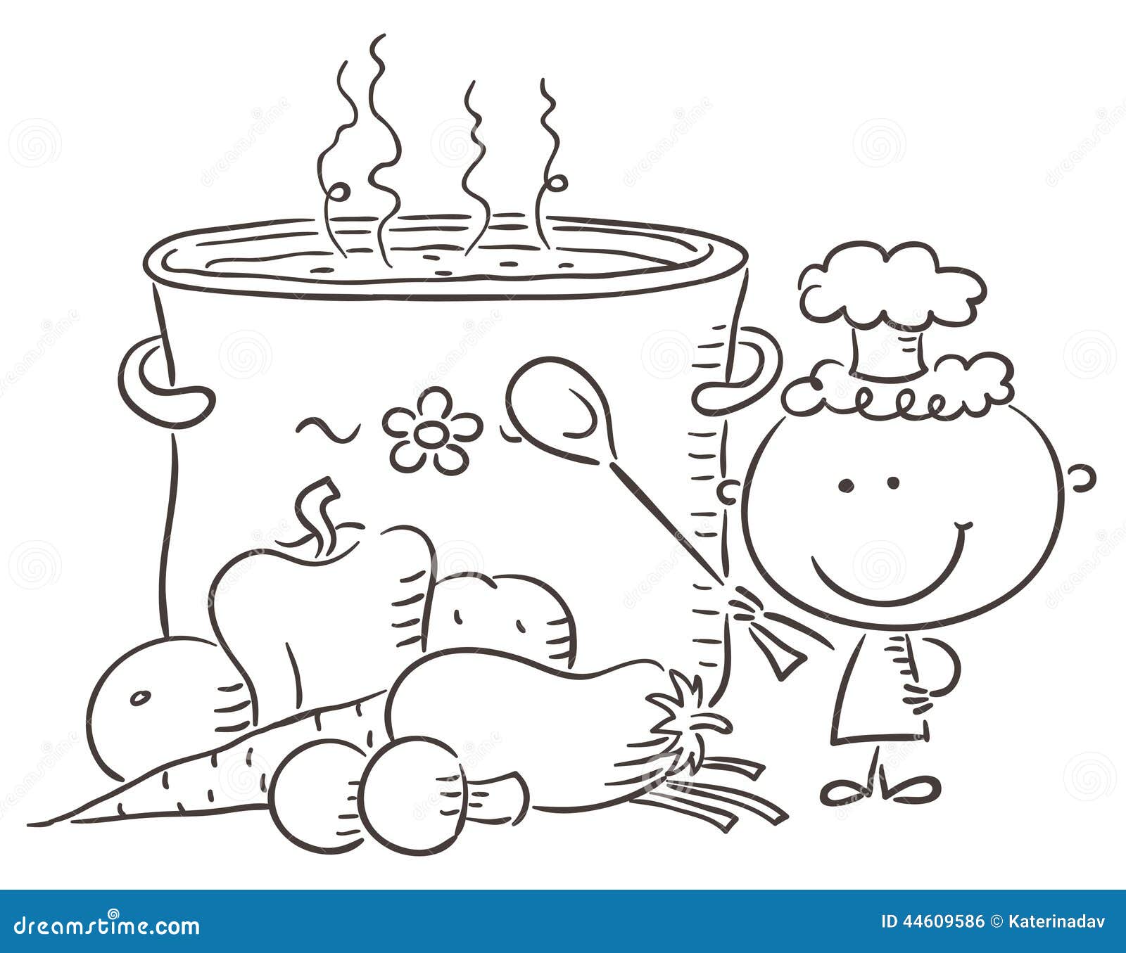 Boiling Pot Coloring Pages Coloring Pages