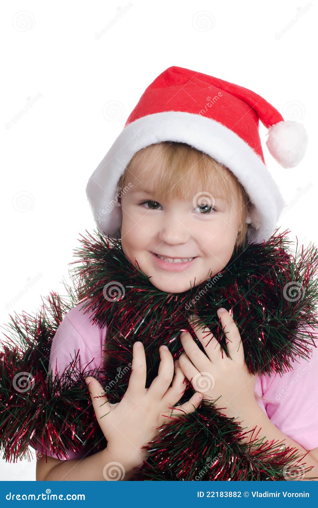 The little Christmas girl stock photo. Image of child - 22183882