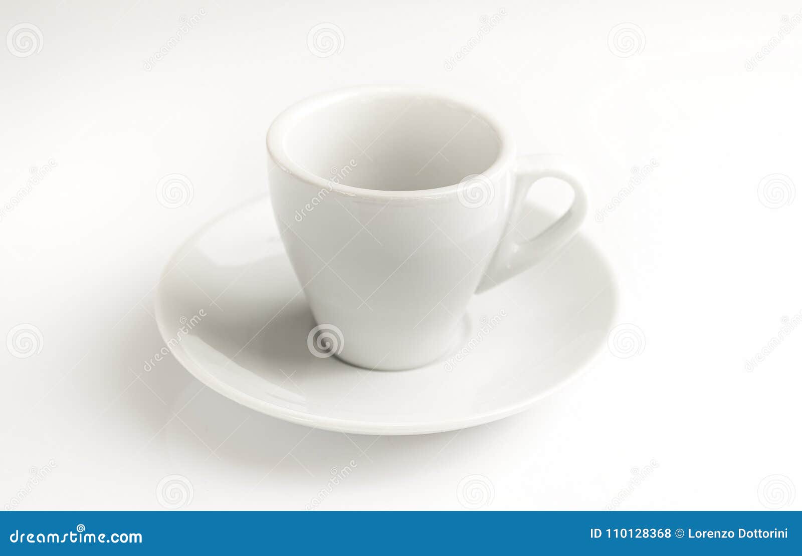 A Little Coffee Cup in a White Background Stock Photo Image of clear