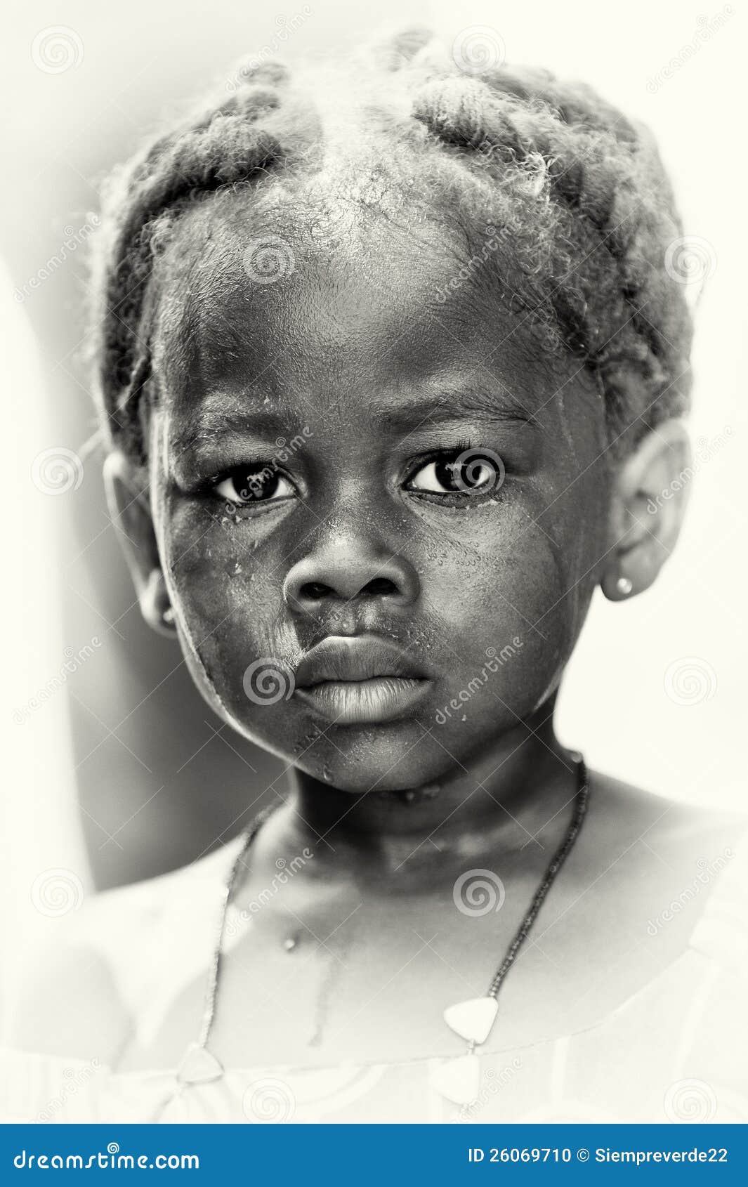 A Little Crying Baby Girl From Ghana Editorial Image - Image: 26069710