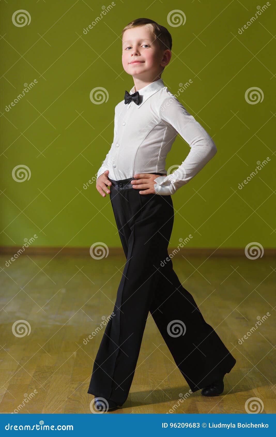 Little Cute Boy Dancing Ballroom Dance Stock Image Image of romance, little 96209683