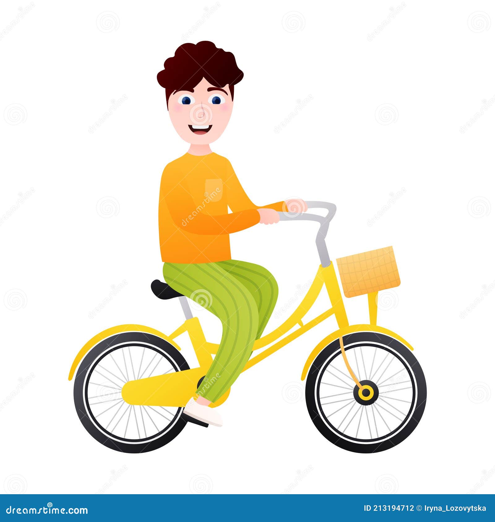 Happy Little Boy Riding a Bike Stock Image - Image of lifestyle