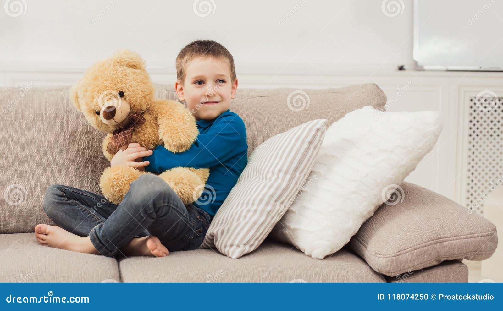 bear in living room