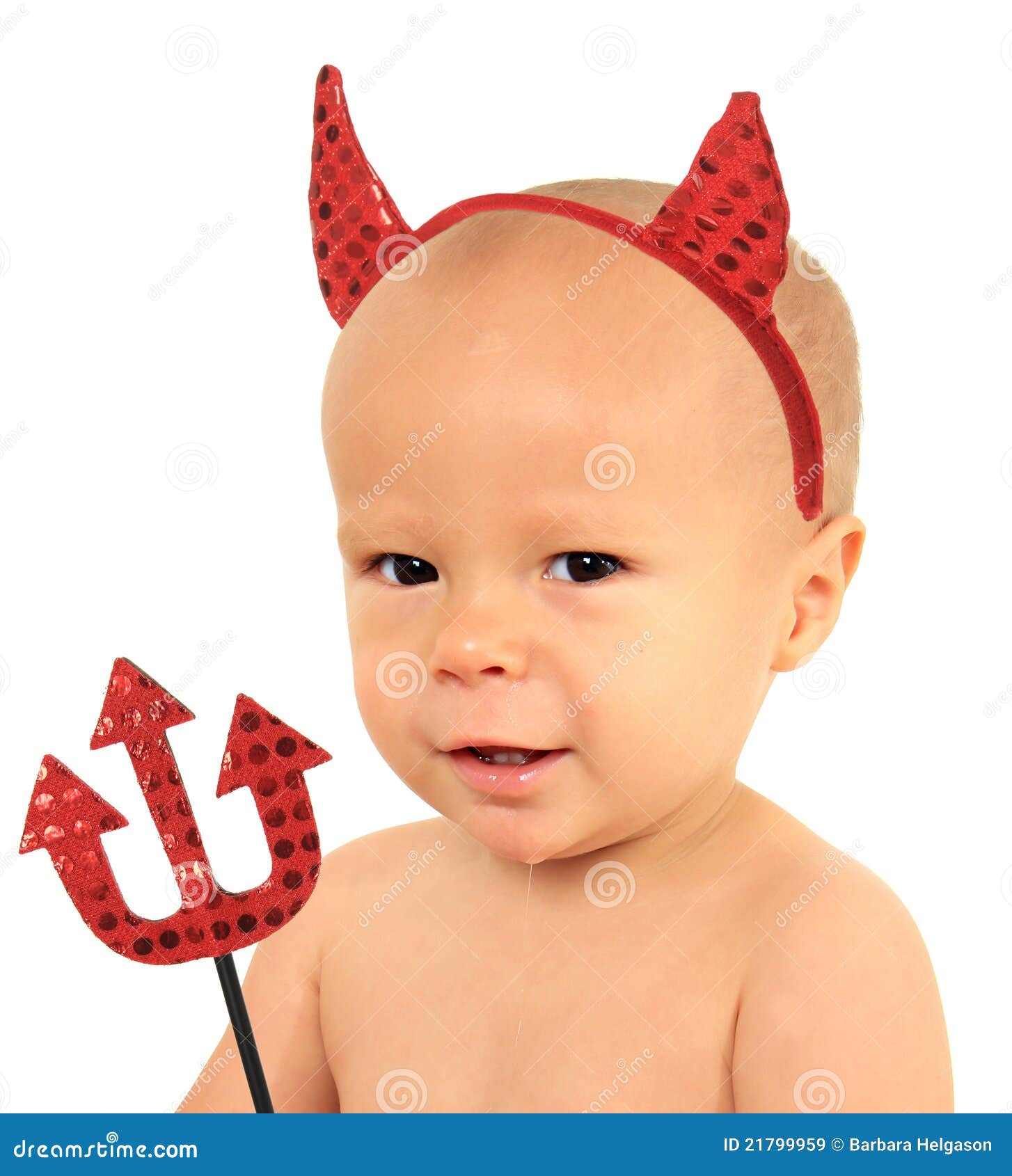 Little devil stock image. Image of smile, face, spear - 21799959