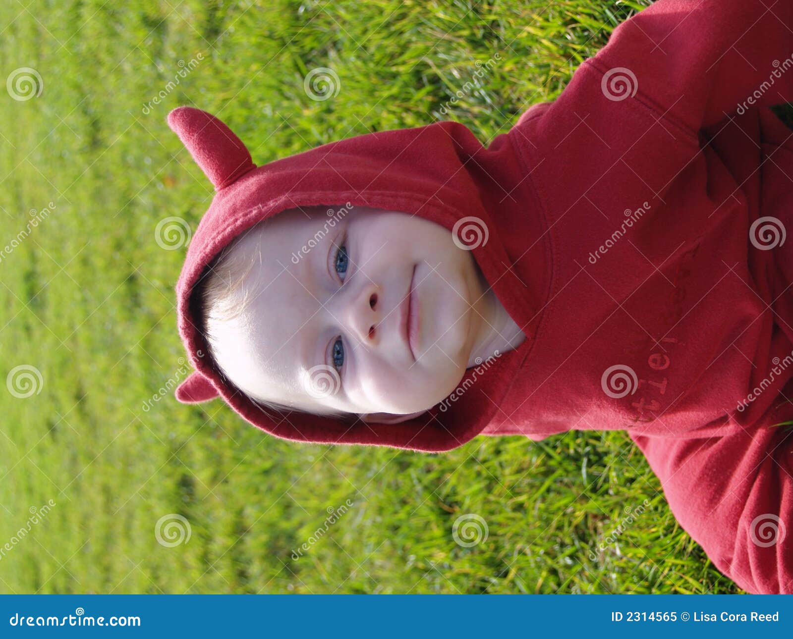 Little Devil Stock Image Image Of Outside Toddler Seated 2314565