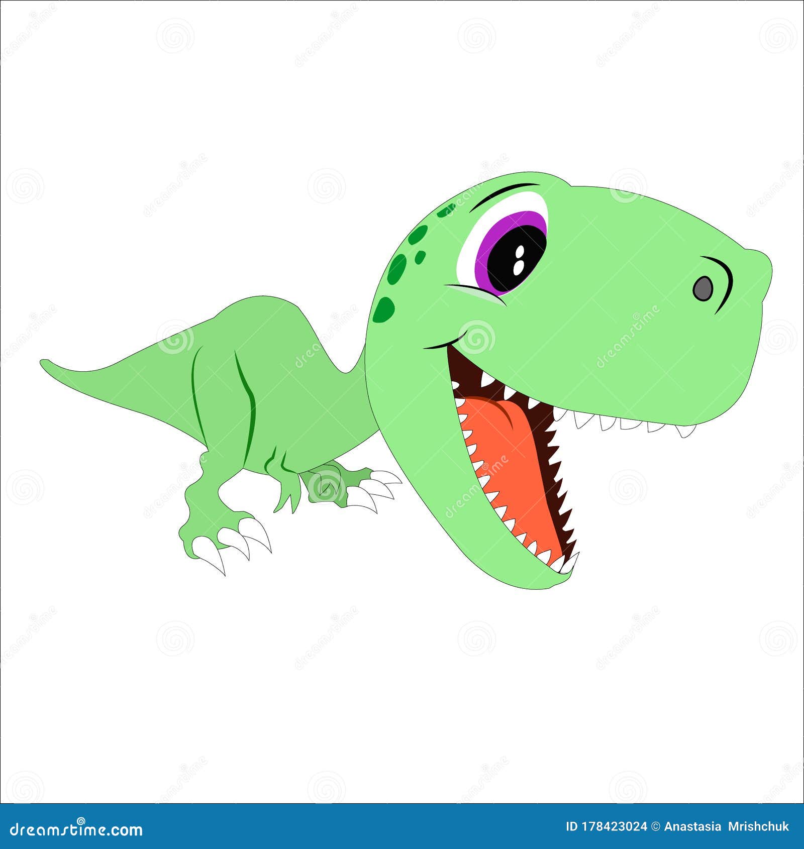 Little Dinosaur in Cartoon Style Vector Illustration Stock Illustration - Illustration of dinosaur, background: 178423024 Little Dinosaur in Cartoon Style Vector Illustration Stock Illustration - Illustration of dinosaur, background: 178423024