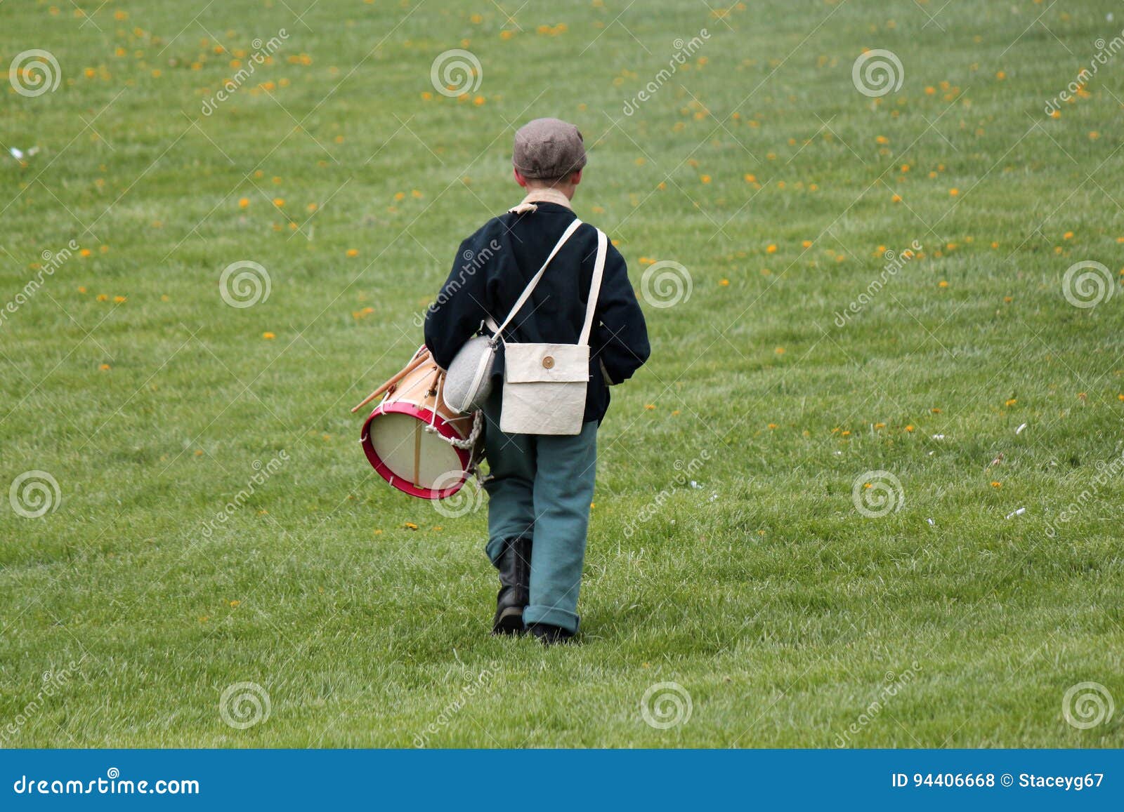 Little drummer boy editorial stock photo. Image of civil 94406668