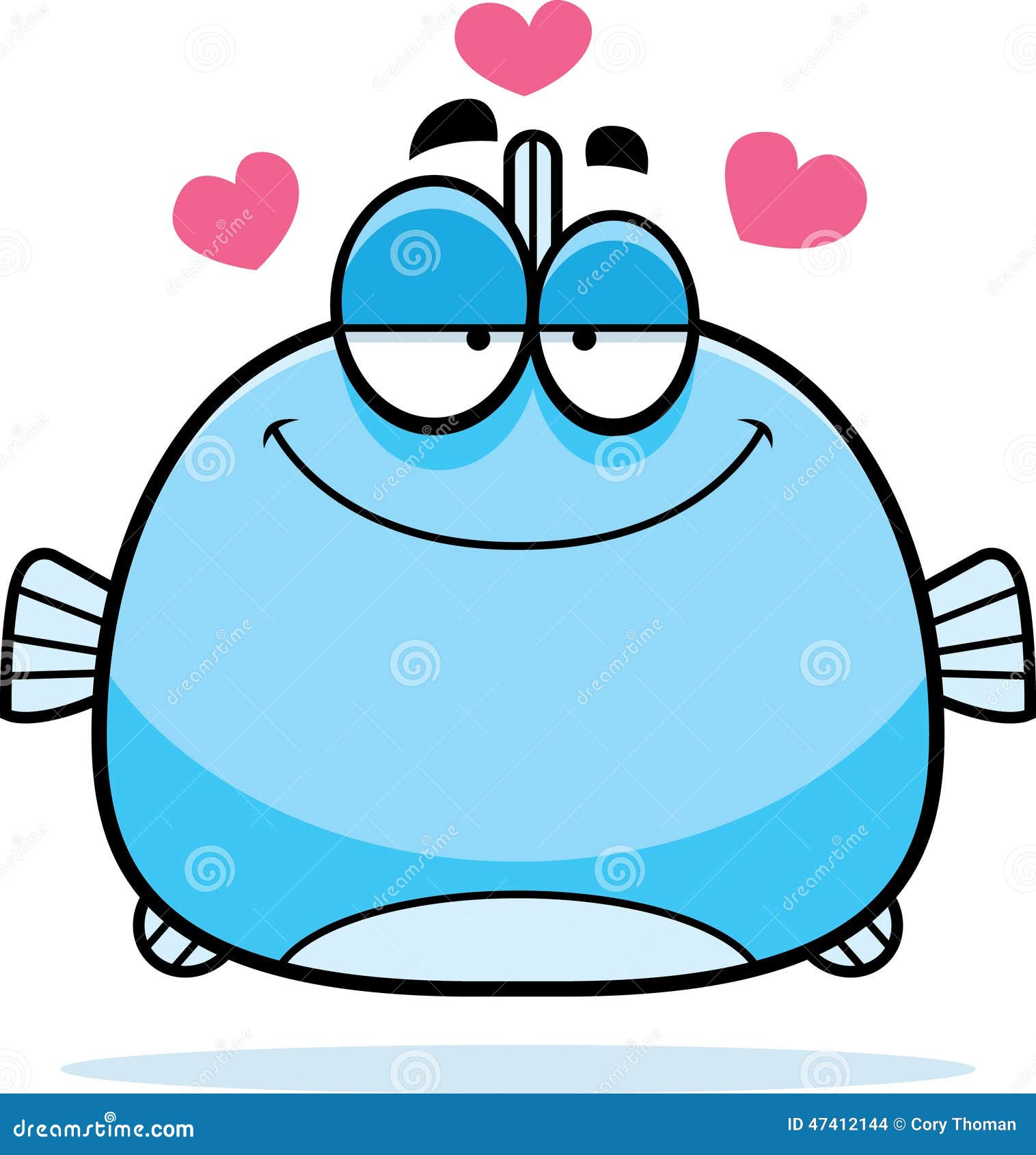 Download Little Fish in Love stock vector. Illustration of ...