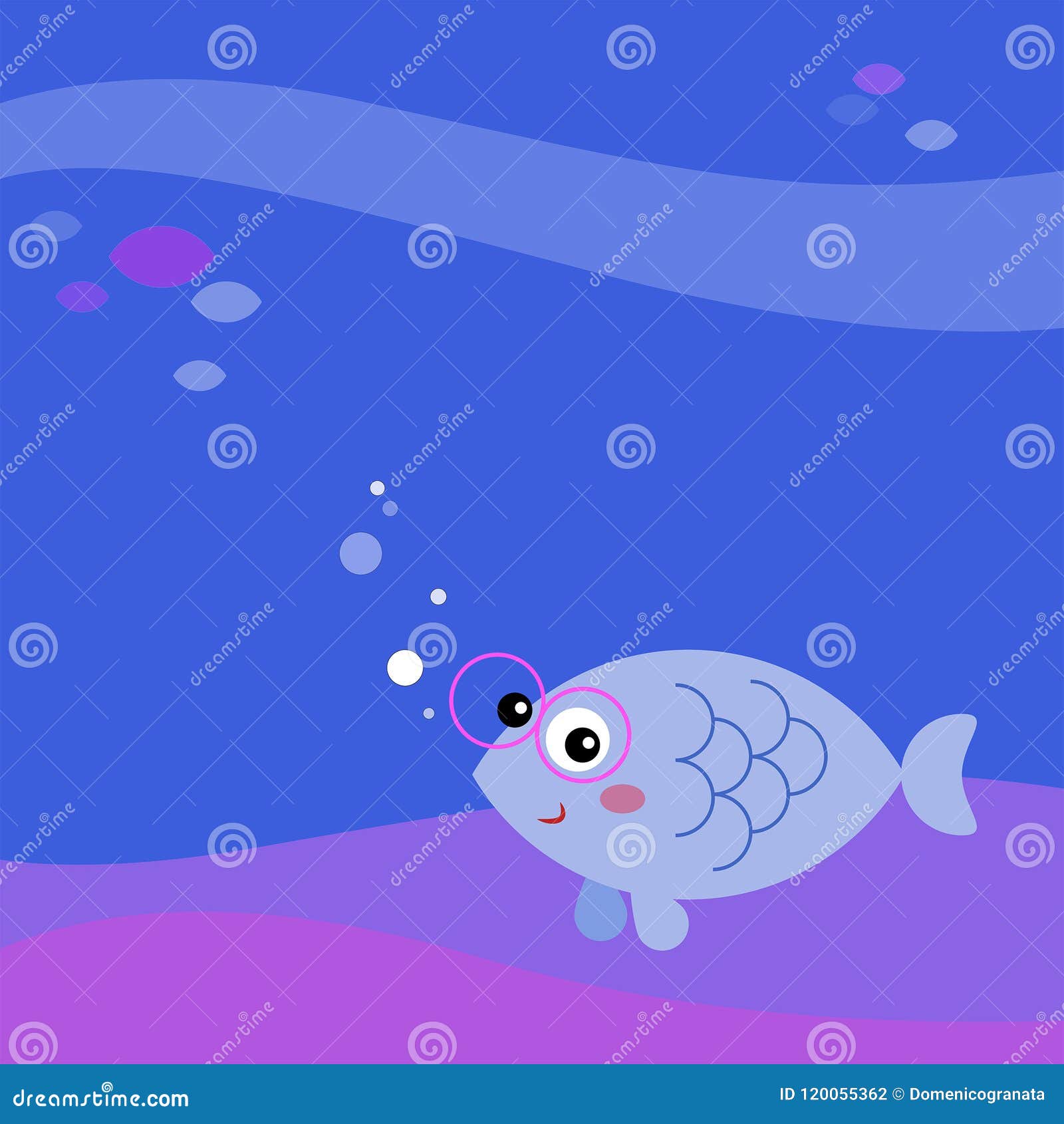a little fish in the ocean