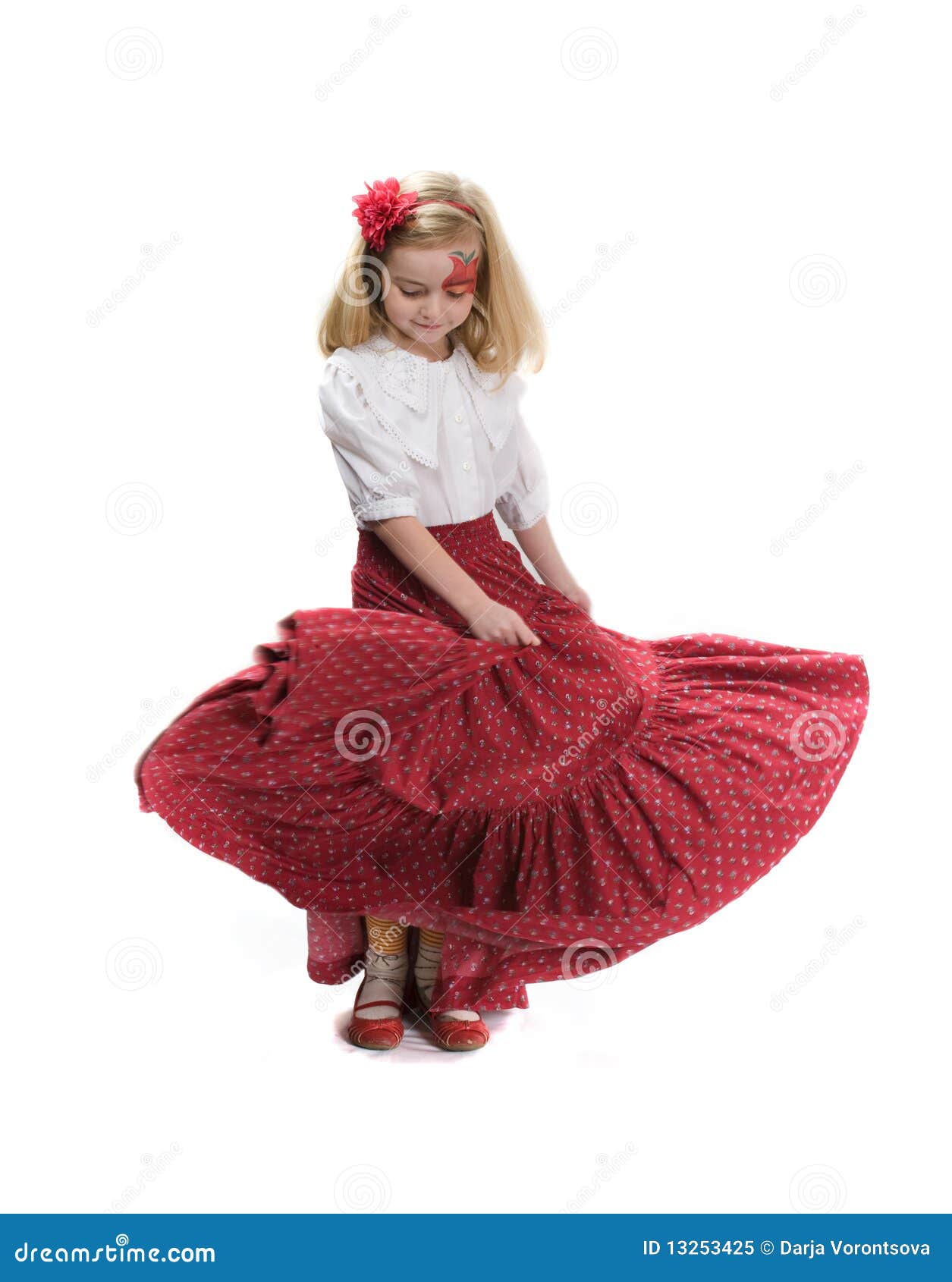 Little flamenco dancer stock image. Image of dance, little 13253425