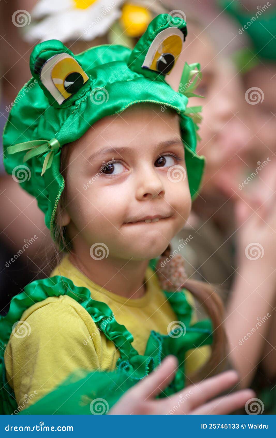 Little frog stock image. Image of stage, dress, clothing 25746133