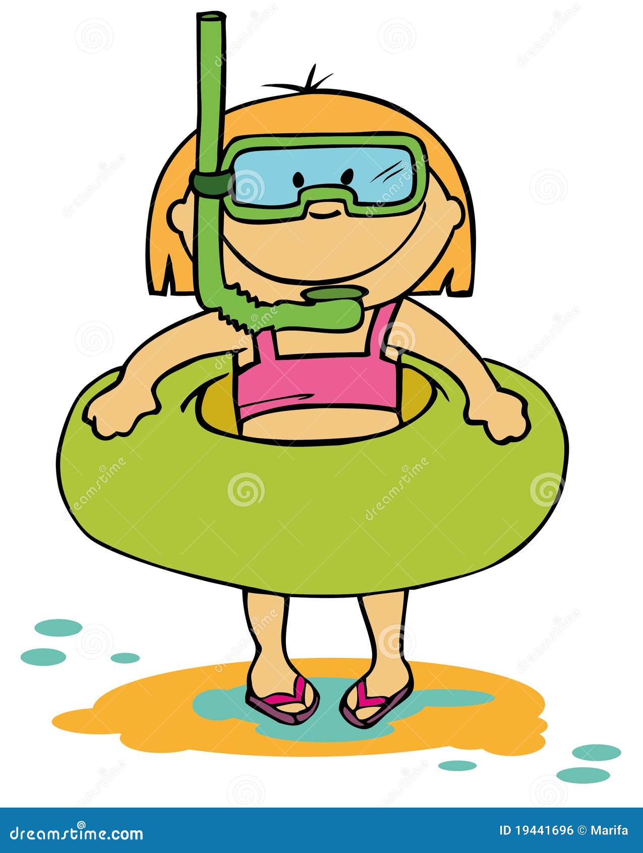 funny swimming clipart - photo #3