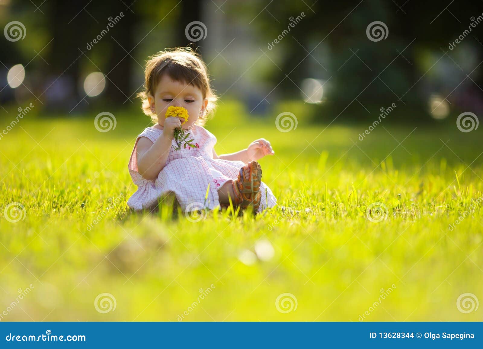 Little Girl stock photo. Image of child, garden, expressing - 13628344