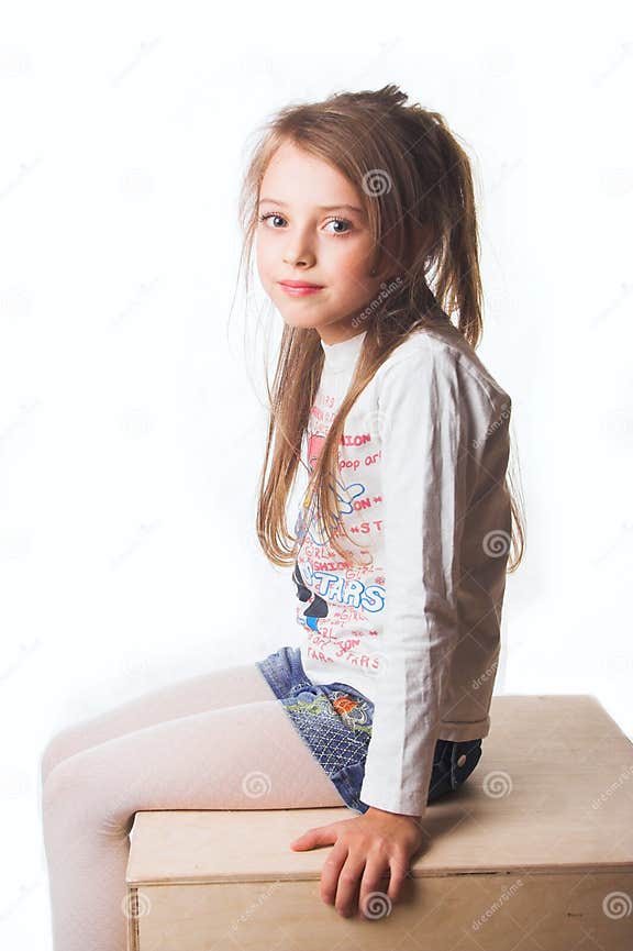 A little girl stock image. Image of innocent, harmony - 1717431