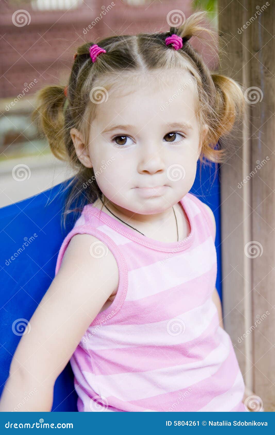 Little girl stock image. Image of girls, playful, beauty 5804261