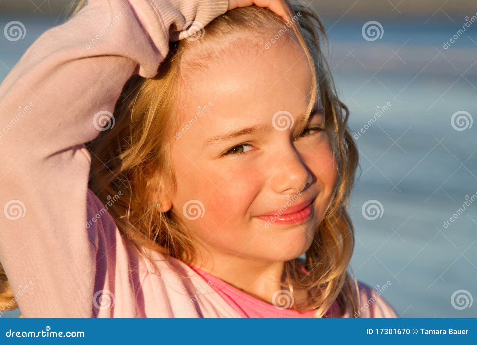 Little Girl At Beach Stock Photo - Image: 17301670